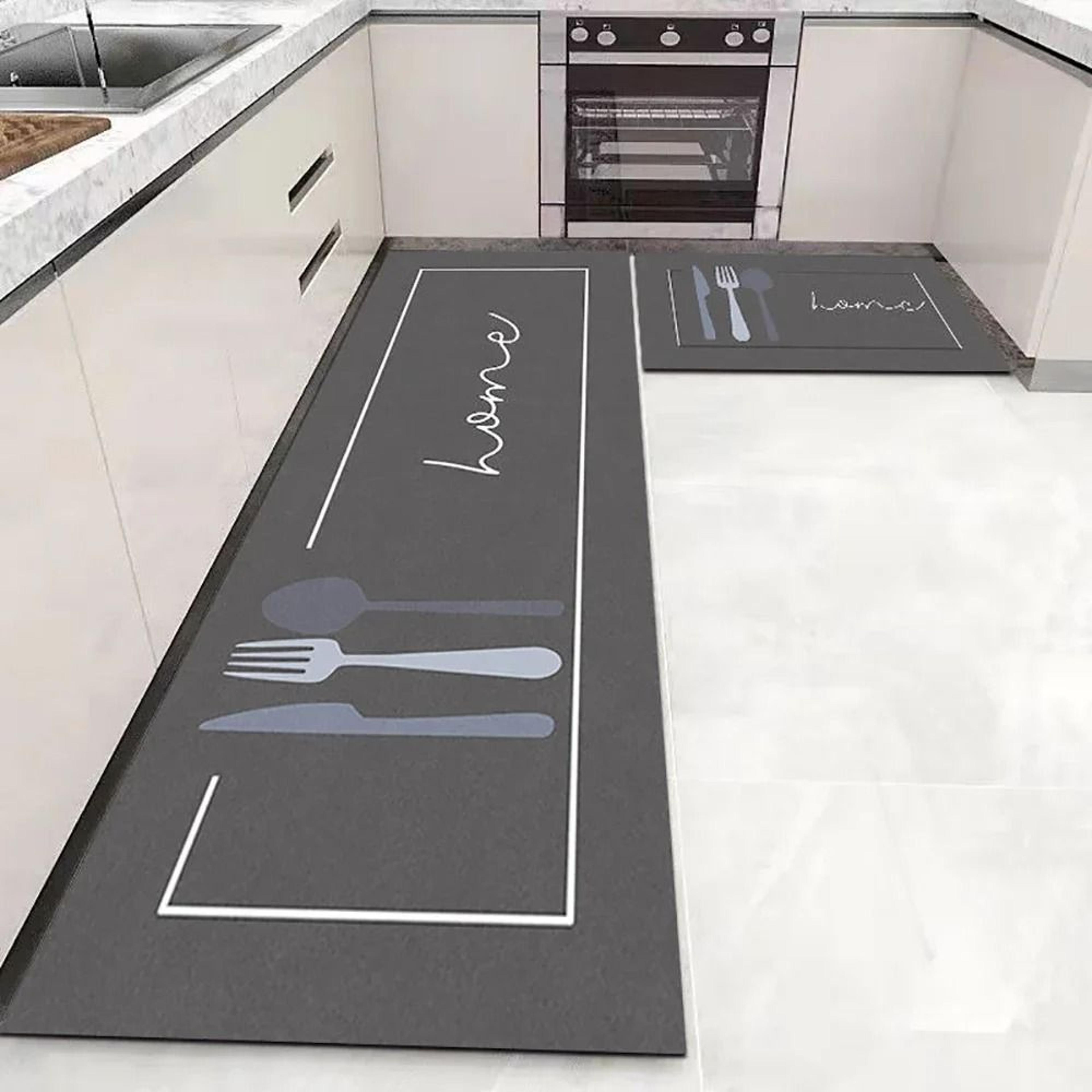 ultra-soft washable kitchen & hallway runner – anti-slip bedside area rug & entrance doormat for modern home decor