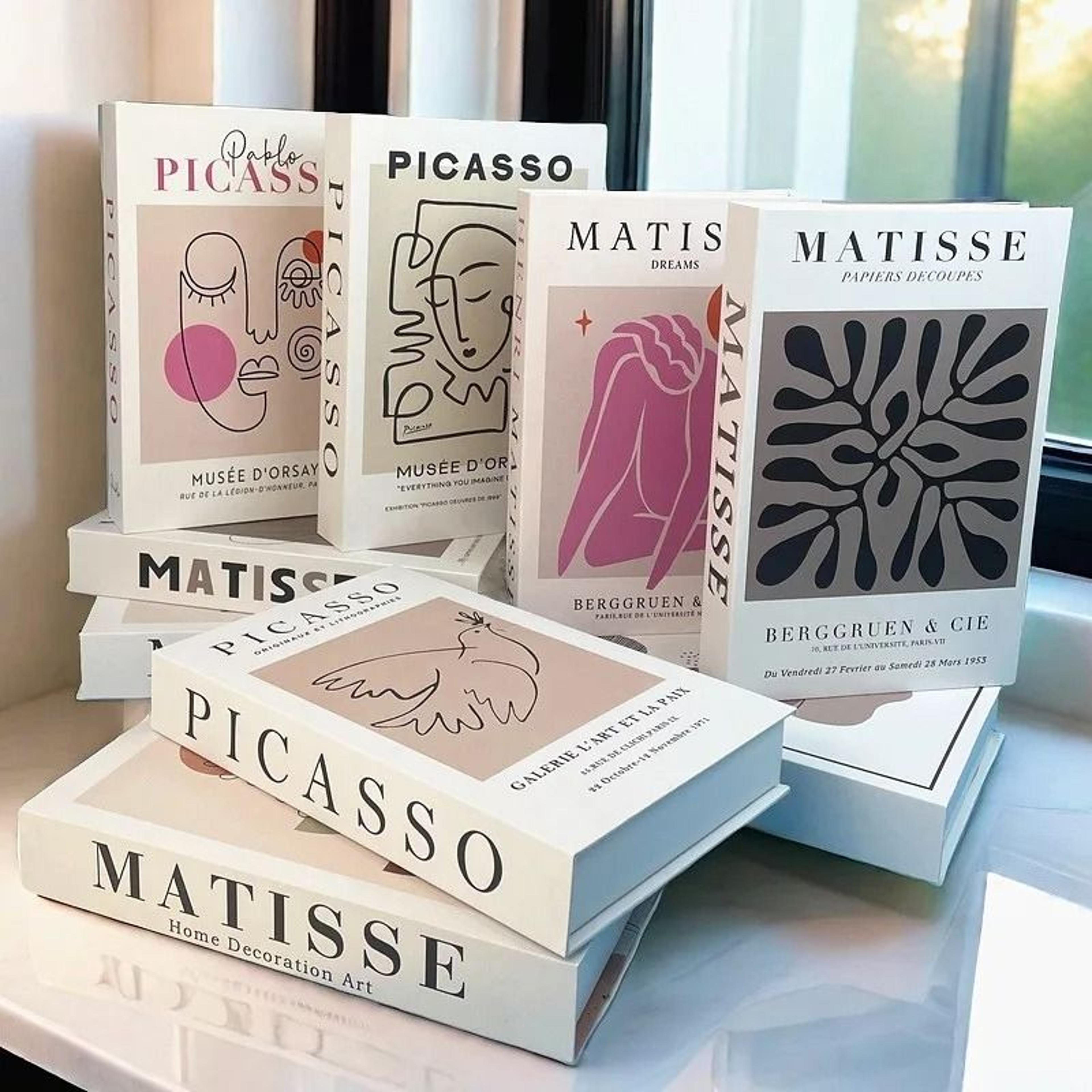 matisse & bauhaus decorative books – high-definition literary architectural sculpture