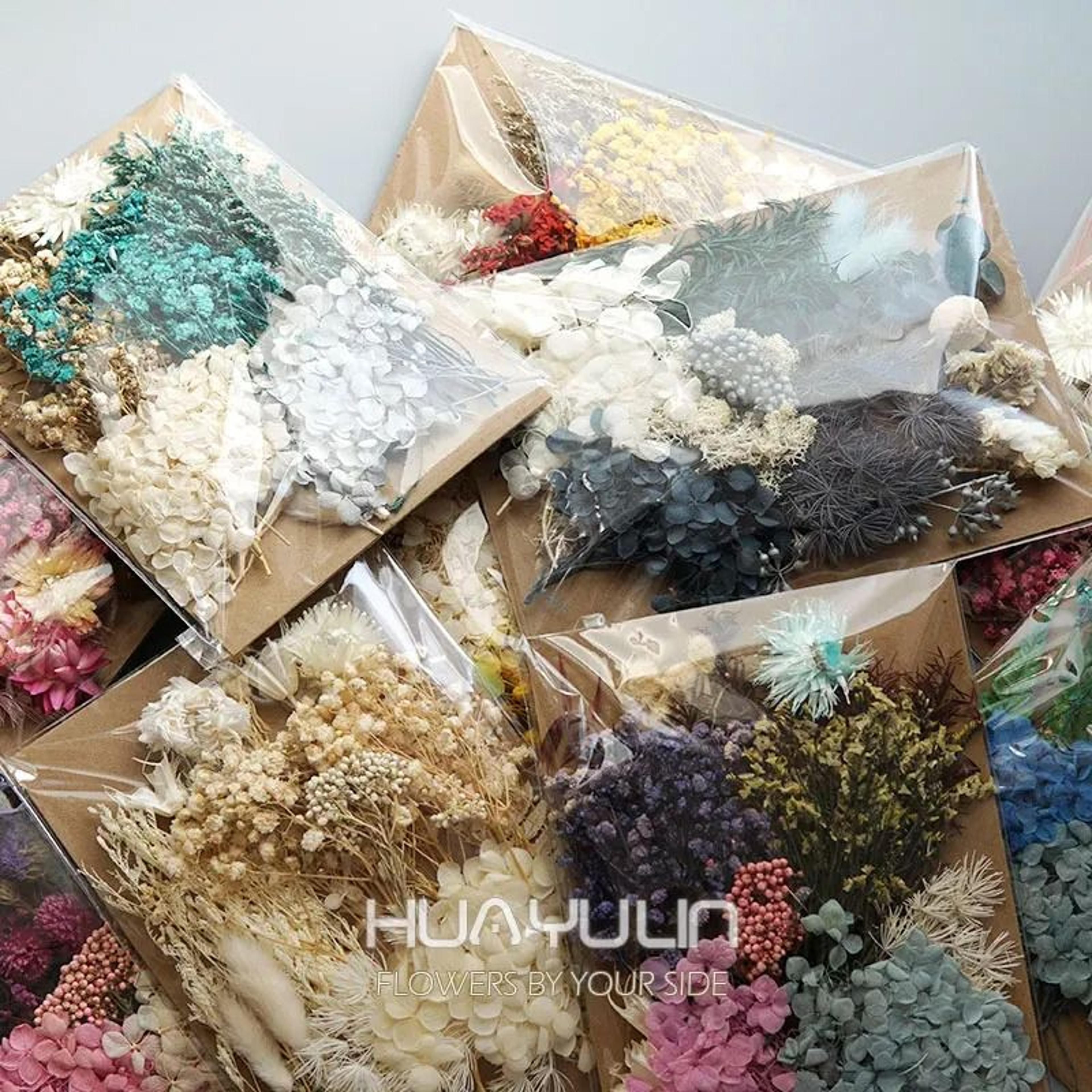 botanical narrative elements – high-definition preserved floral materials