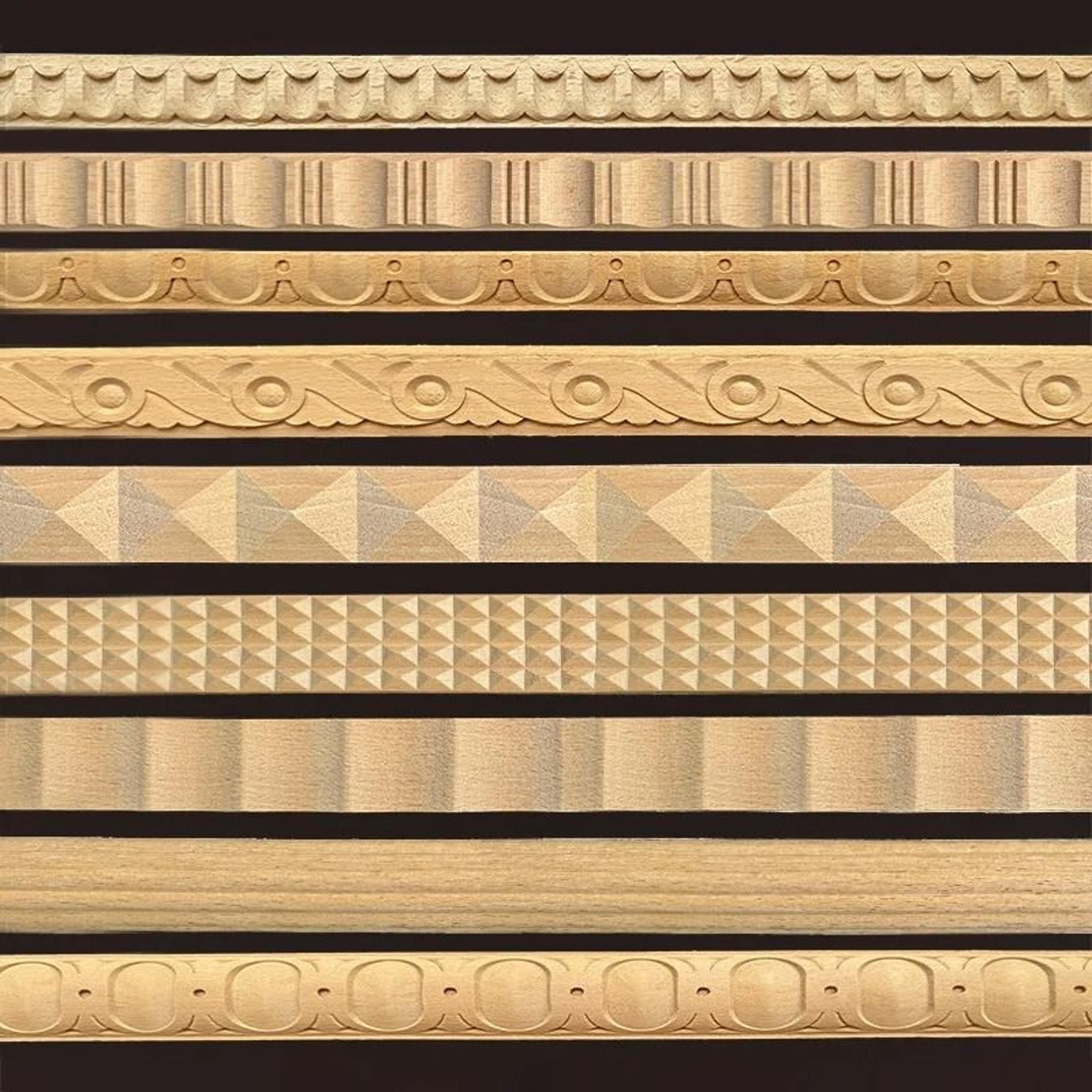 architectural narrative trim – high-definition timber miniature sculpture