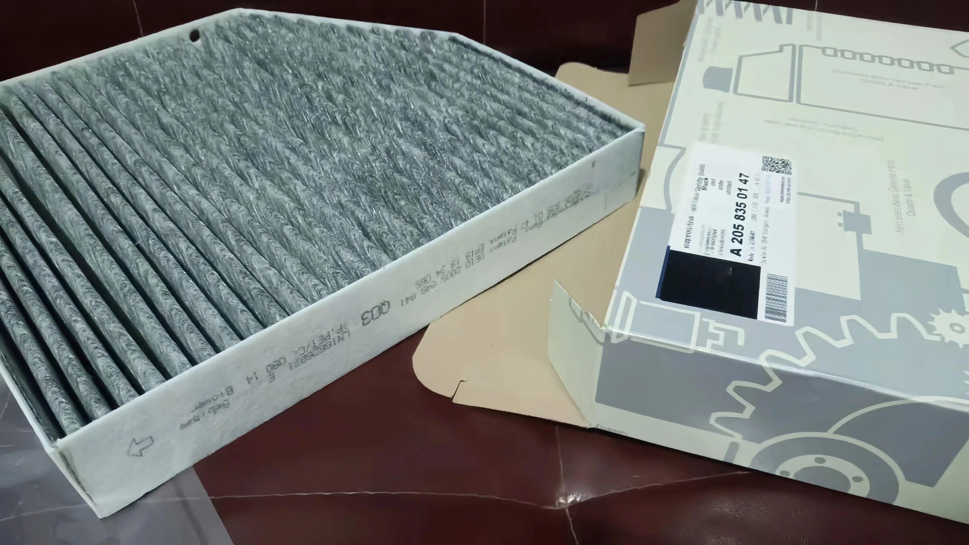 premium cabin air filter – activated carbon filtration – precision fit for mercedes-benz c, e, glc & cls class