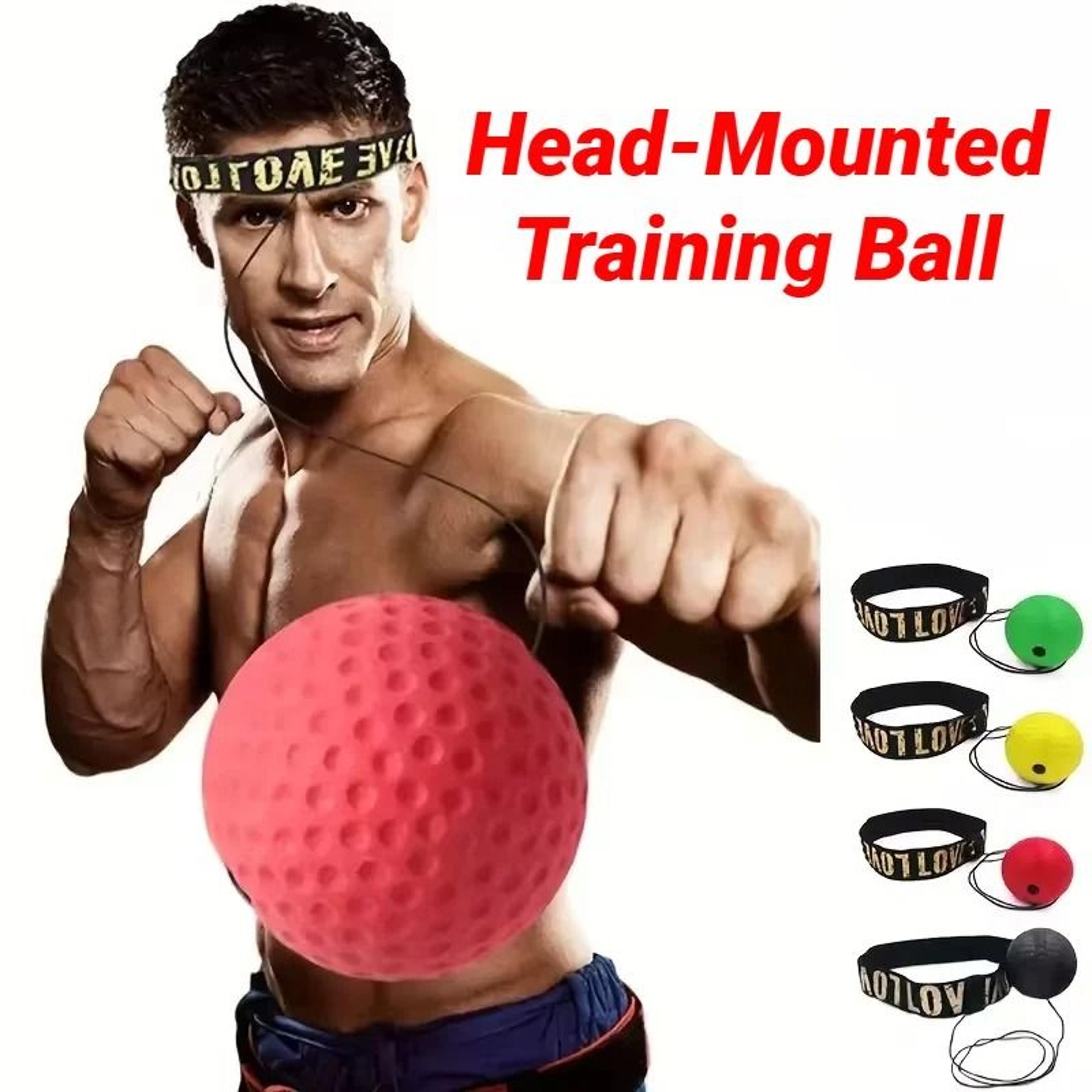 head-mounted boxing reflex ball