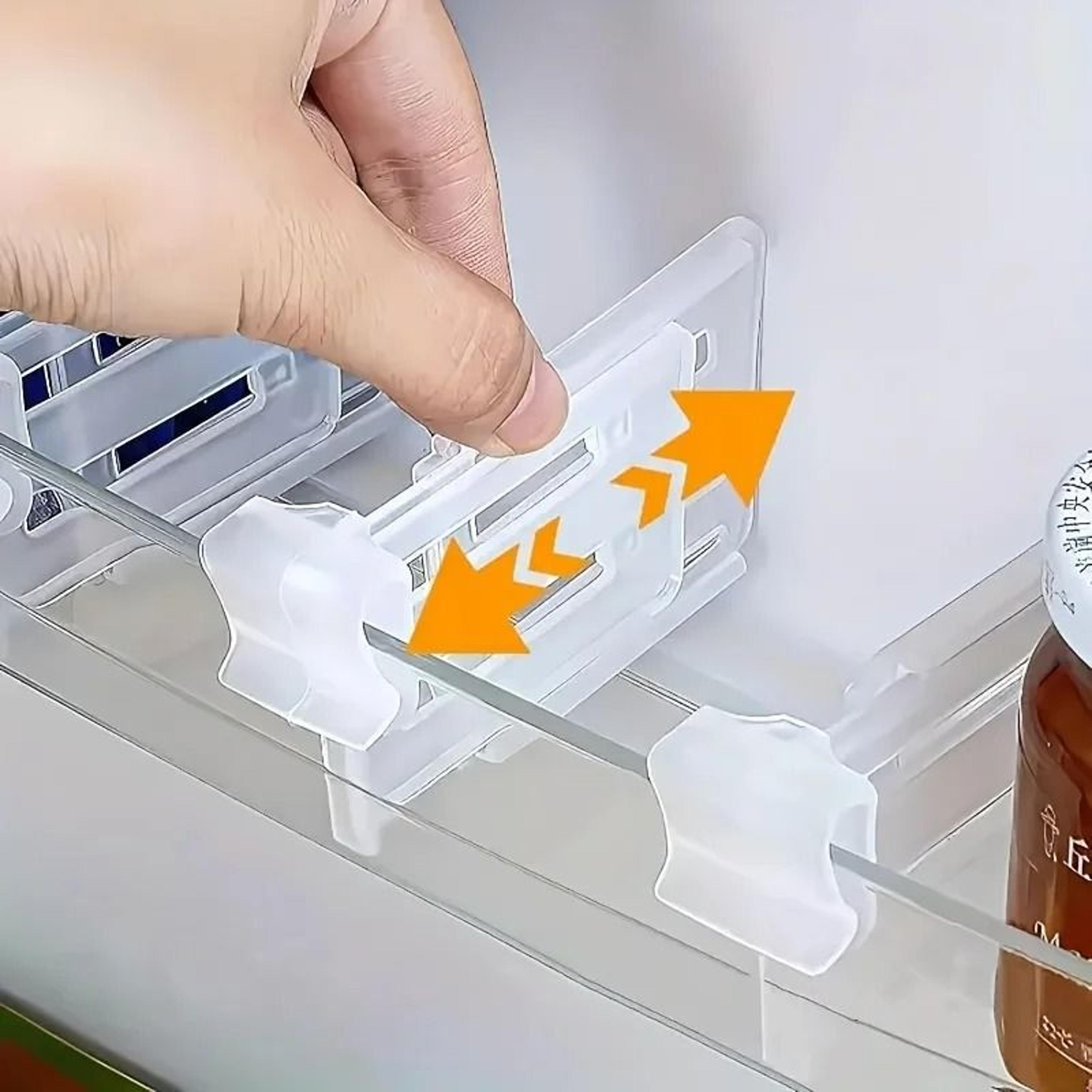 adjustable refrigerator space divider set