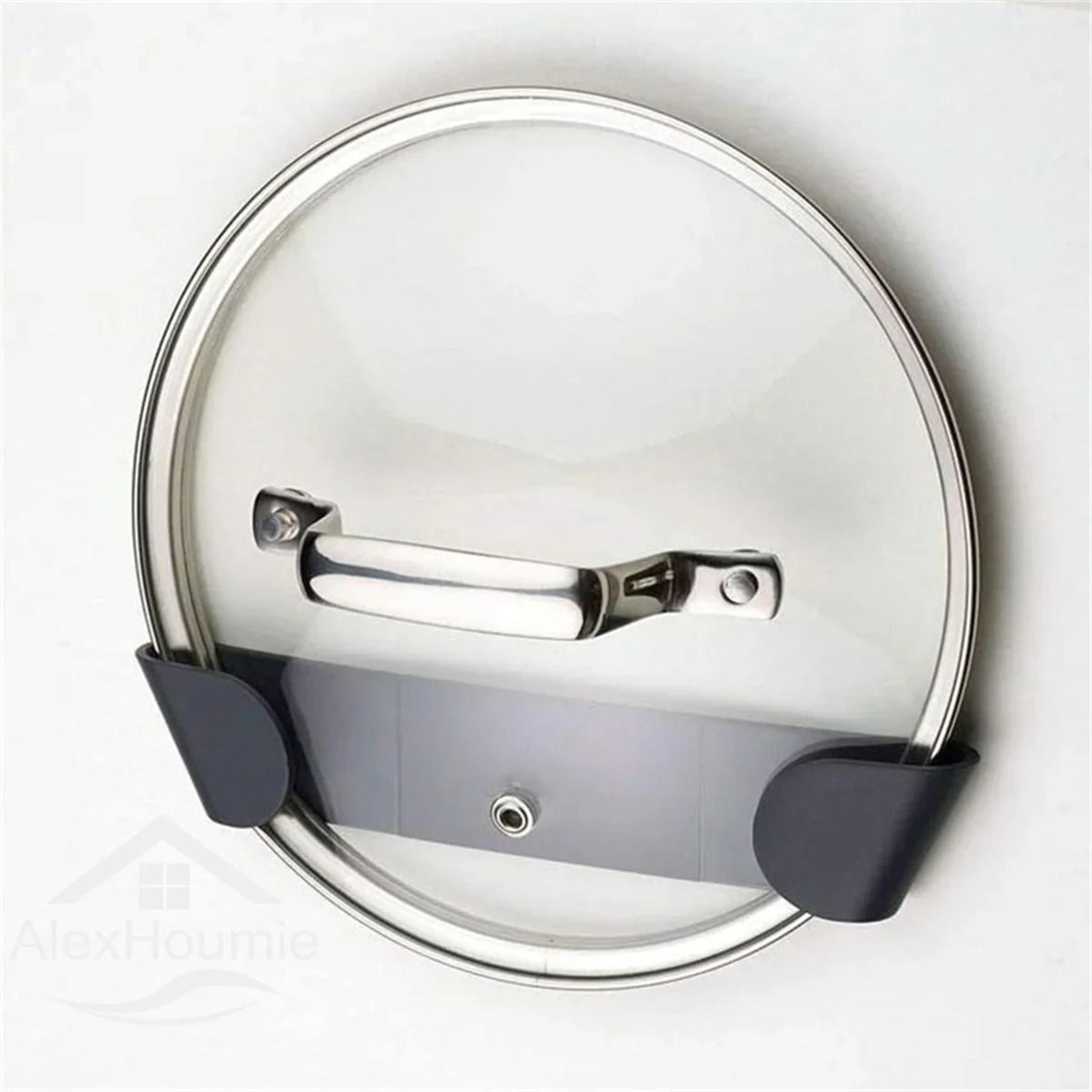 wall-mounted universal pot lid organizer set