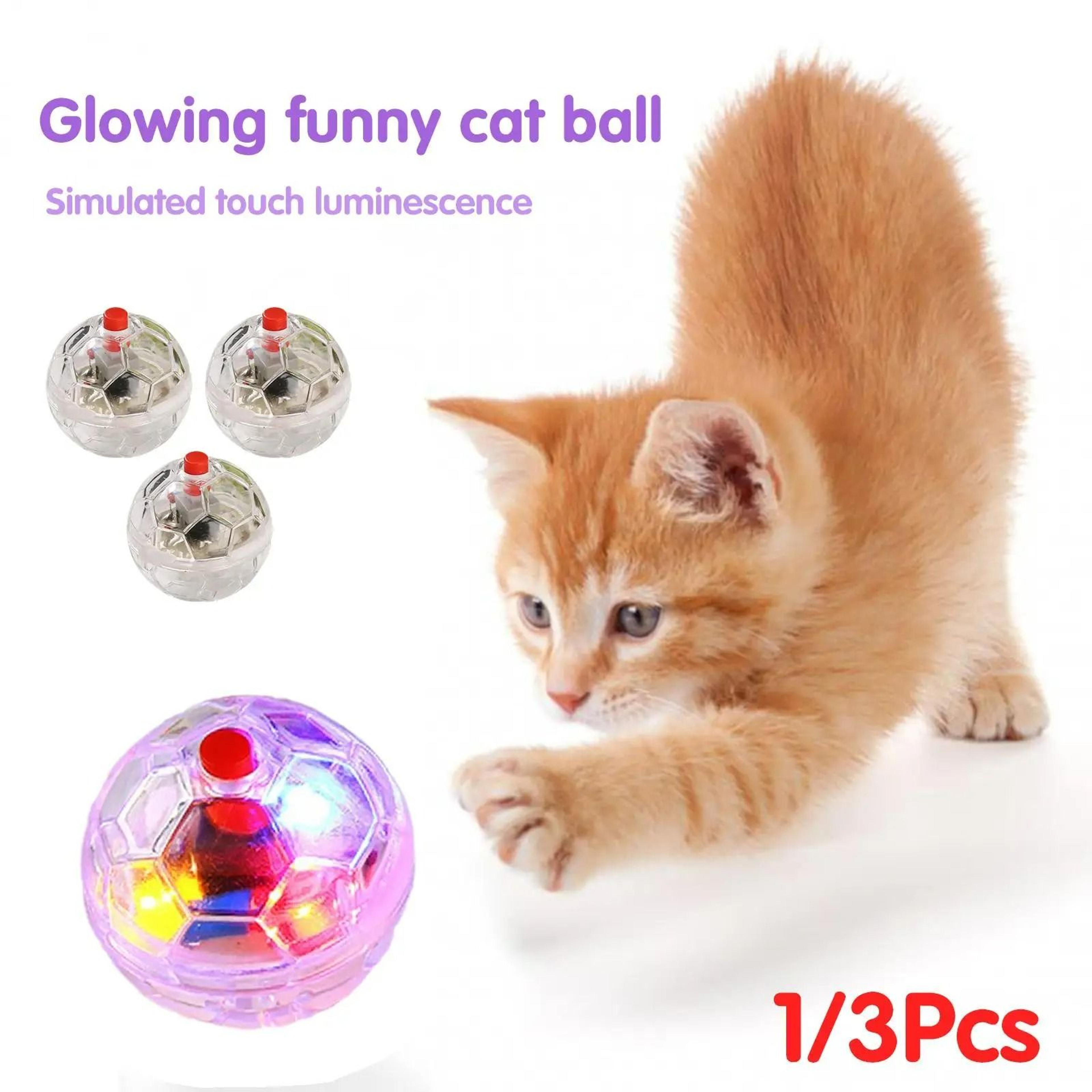interactive motion-activated led flash ball set