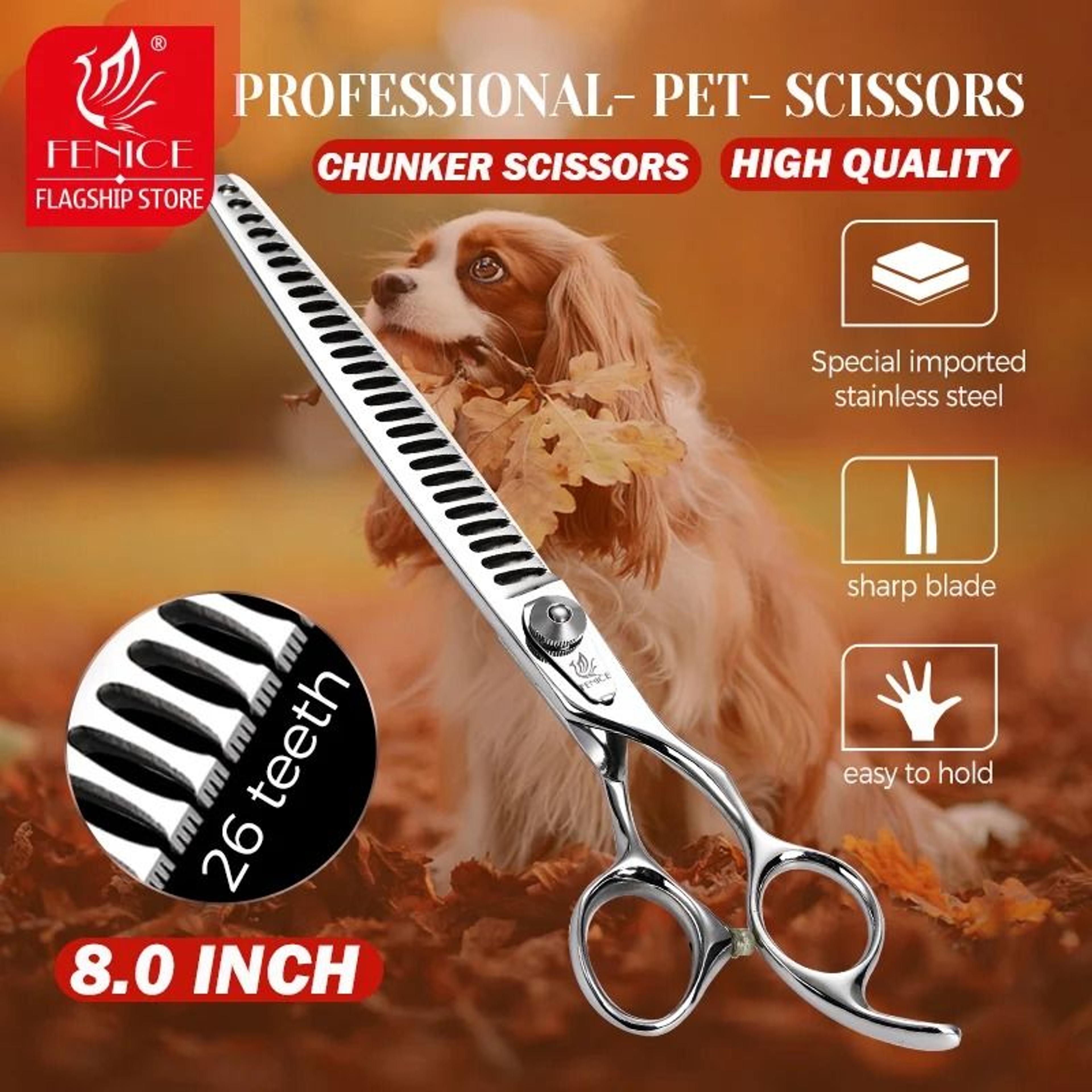 fenice professional 8.0-inch japanese 440c thinning shears
