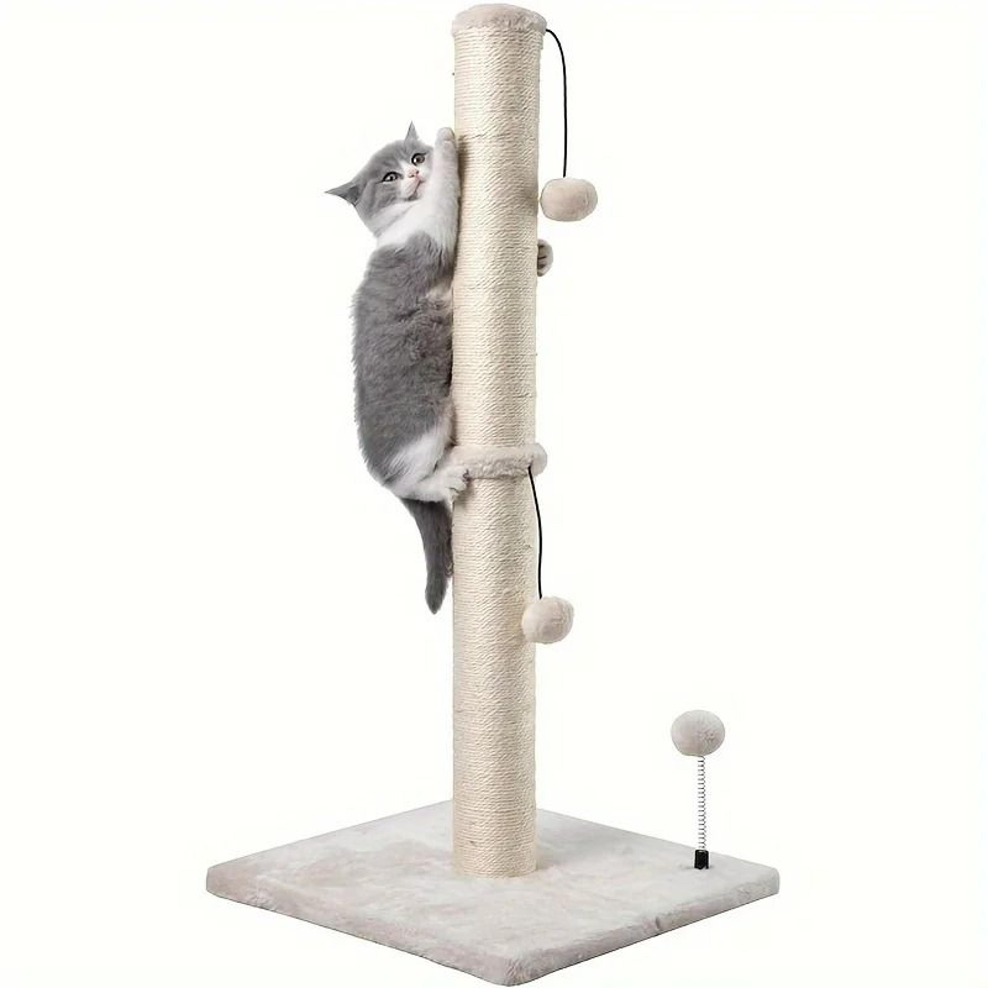 extra-tall premium sisal cat scratching post