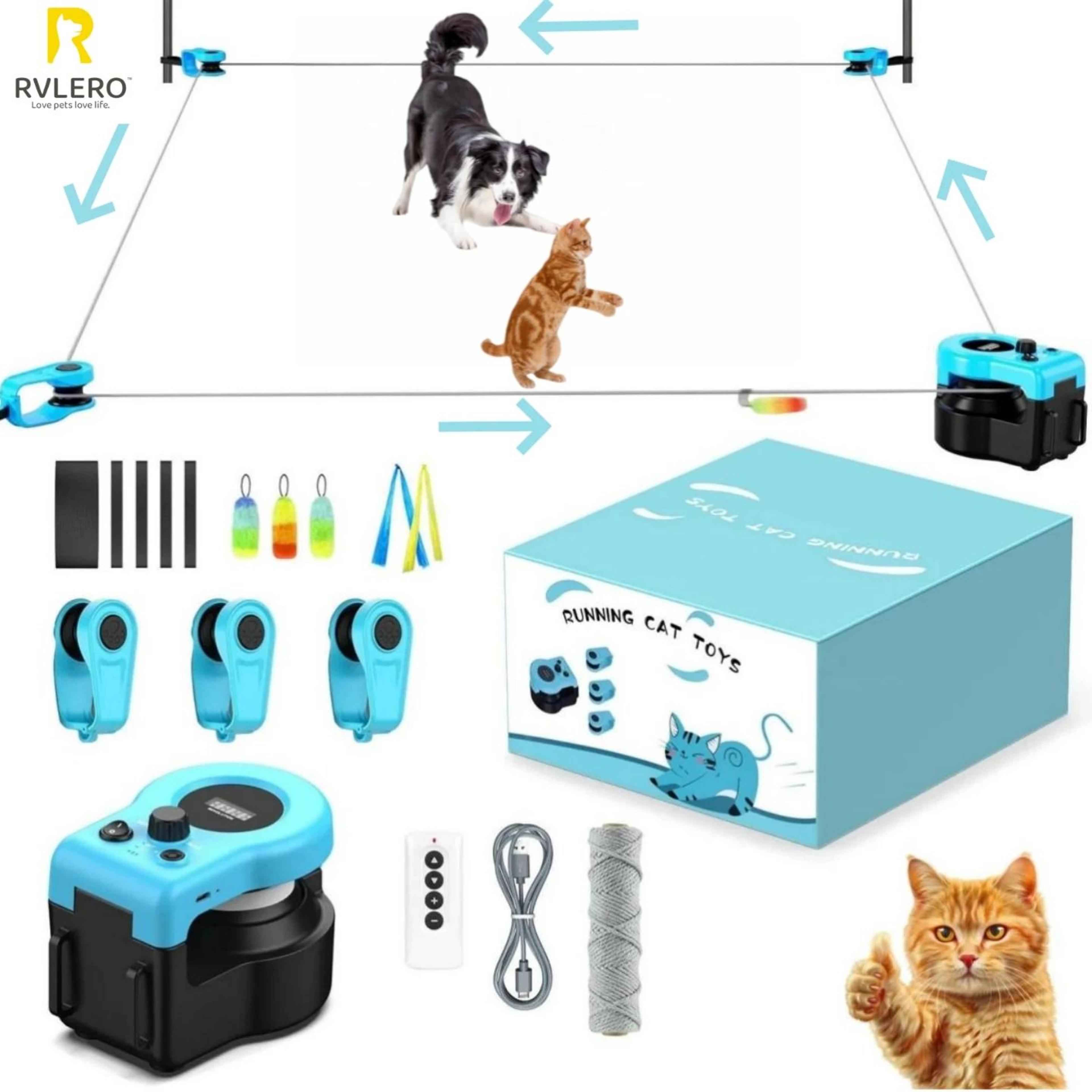 smart interactive cat treadmill & exercise wheel