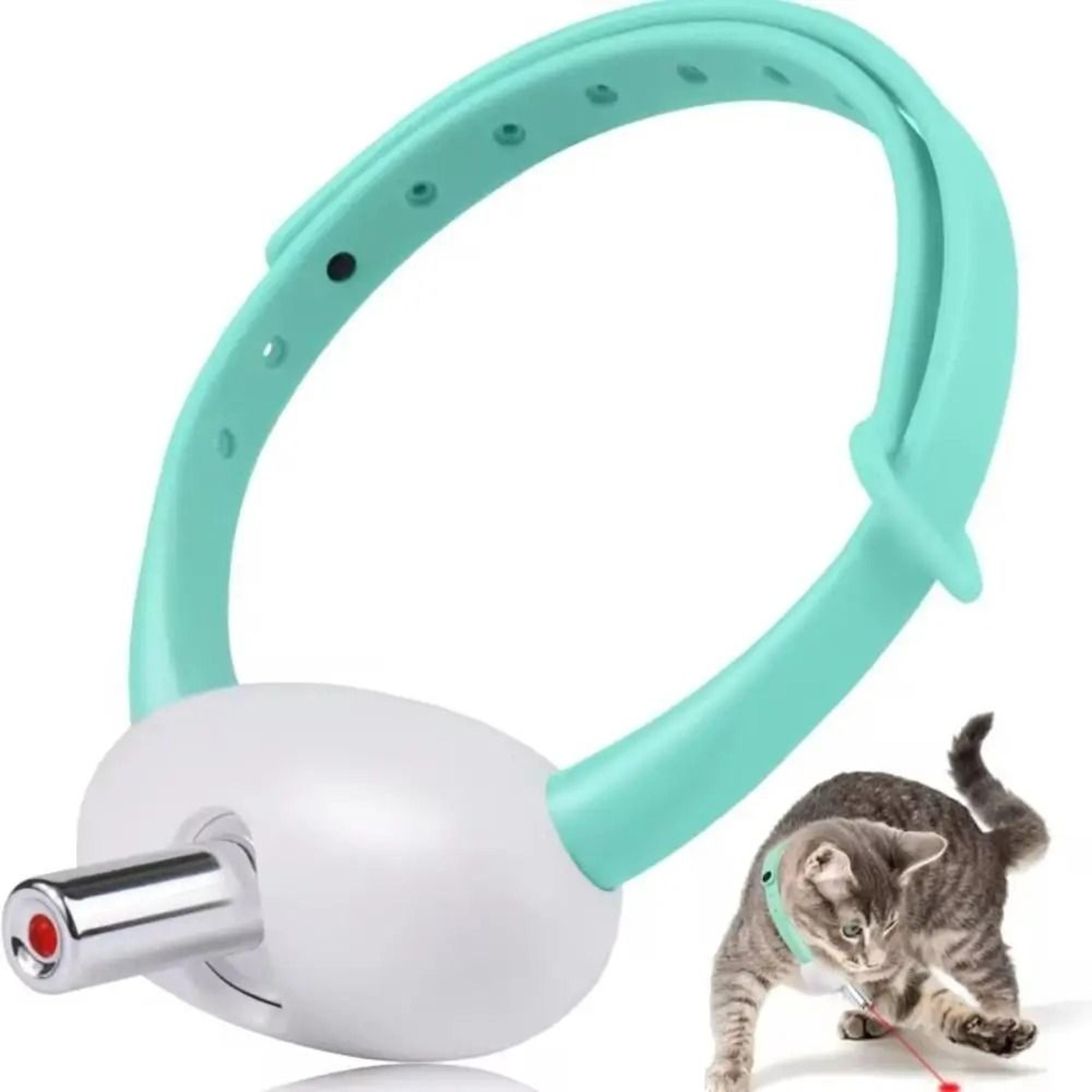 wearable automatic cat laser collar toy