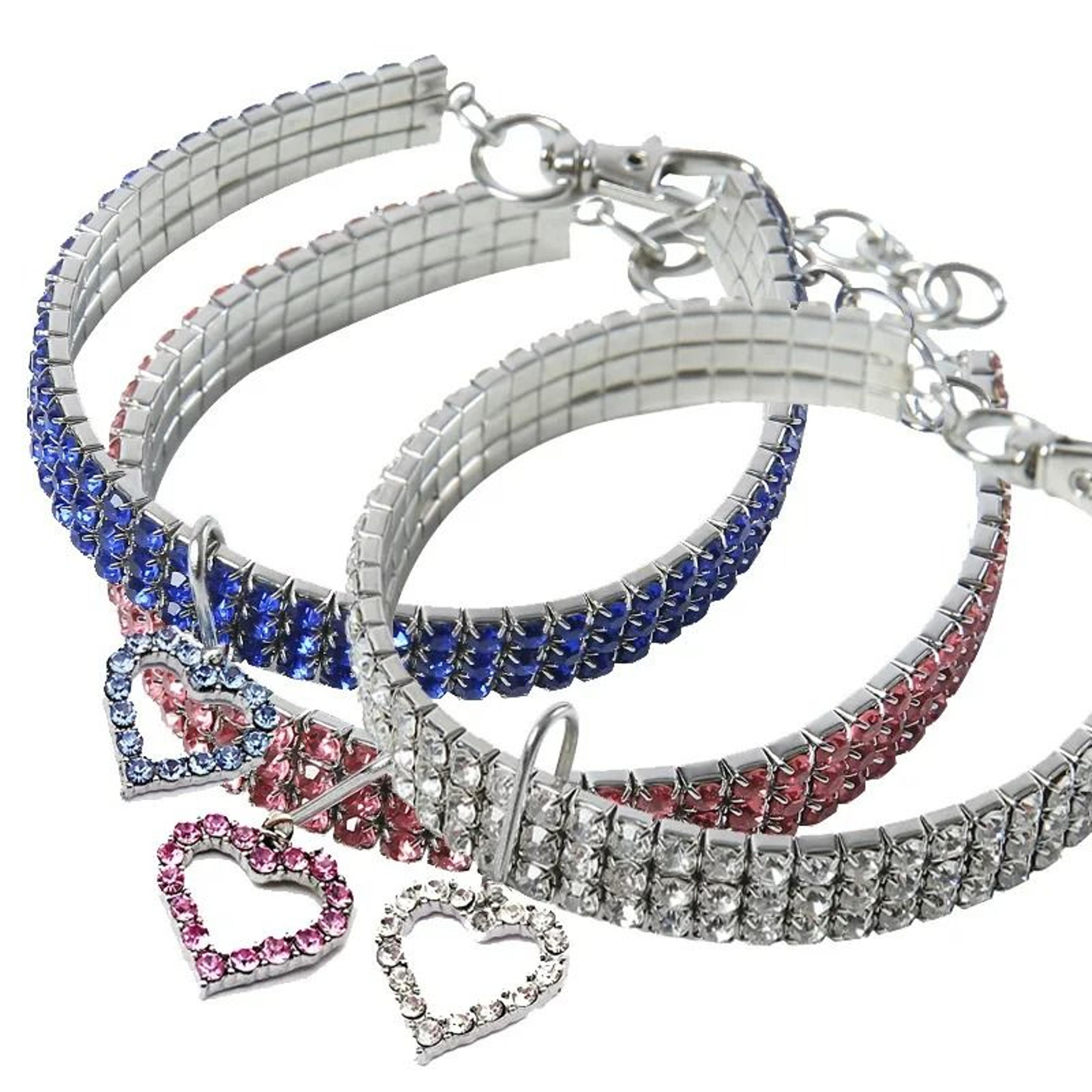 elegant hand-woven pet "pearl" ornament necklace