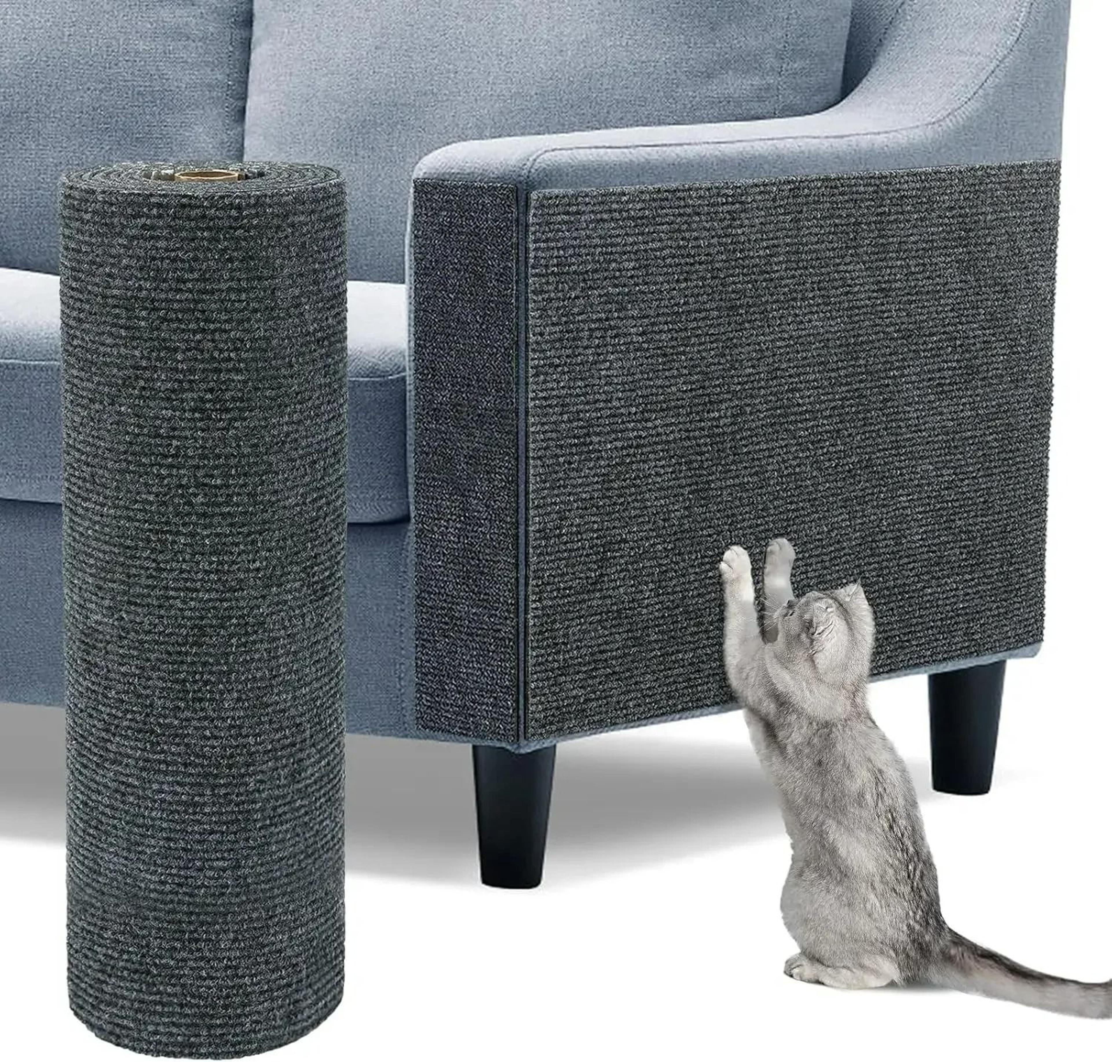 self-adhesive trimmable cat scratching carpet & furniture protector