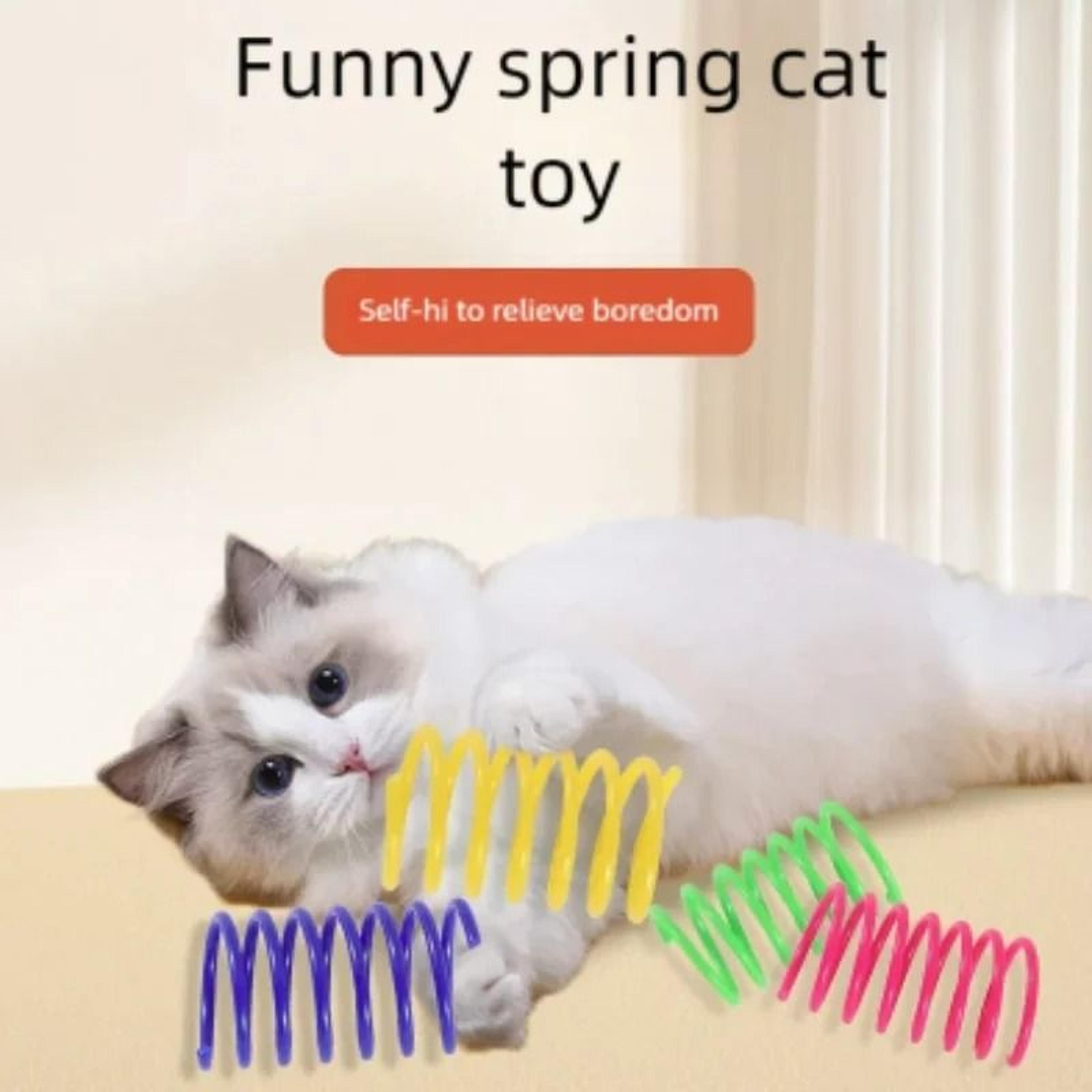 elite 200-piece bulk interactive cat spring toy set