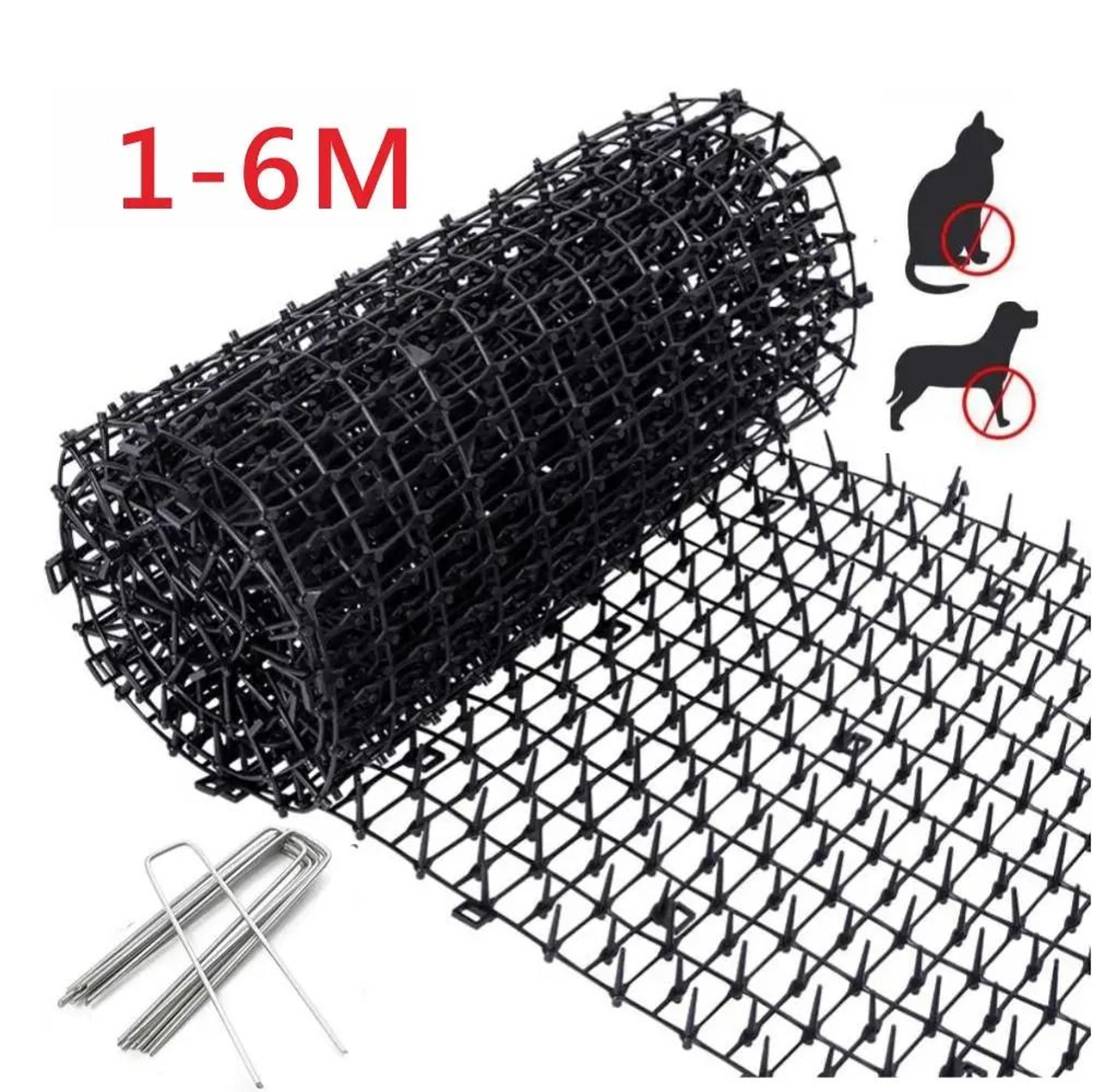 humane outdoor animal repellent scat mat with protective prickle strips