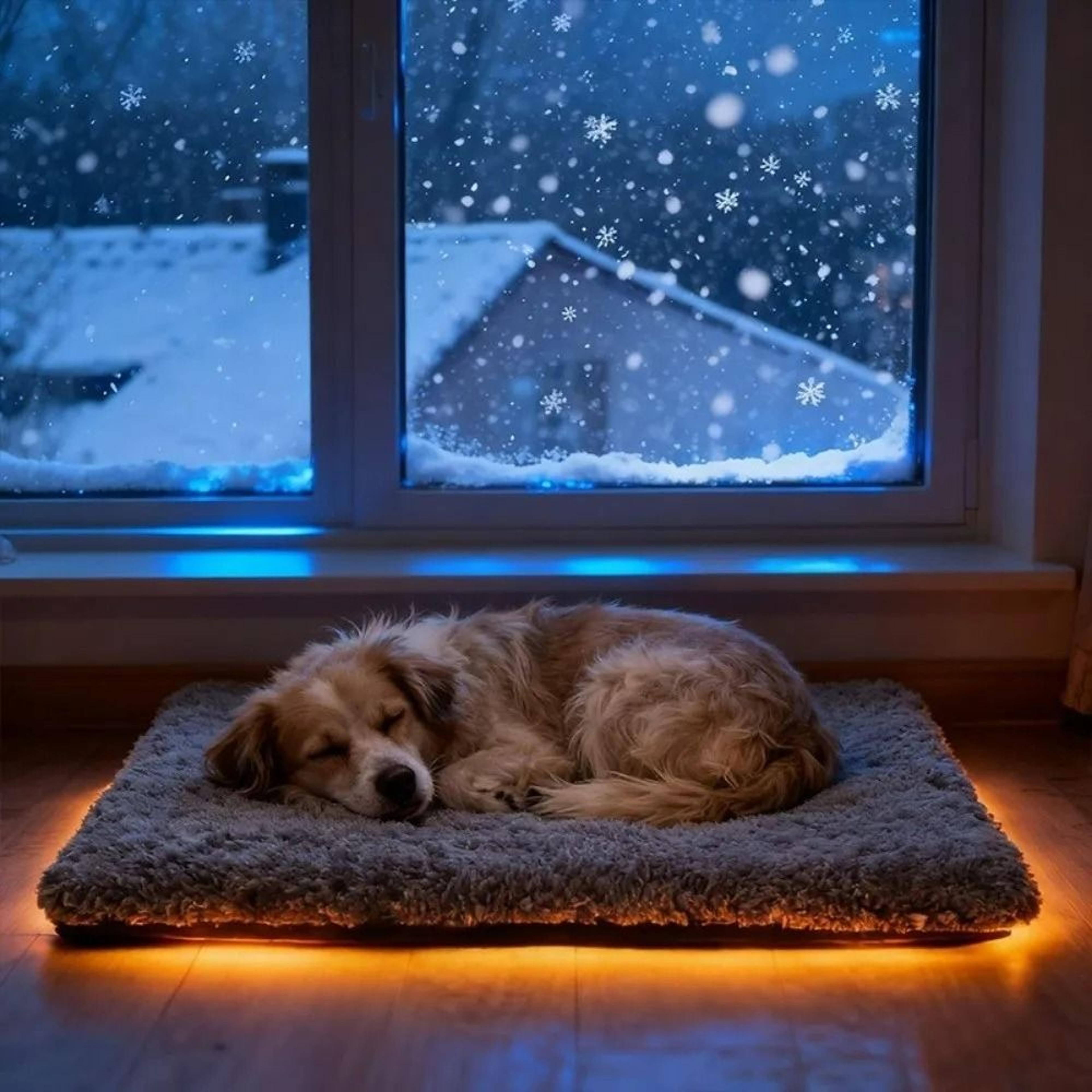 ultra-soft self-warming thermal cat mat with heat retention