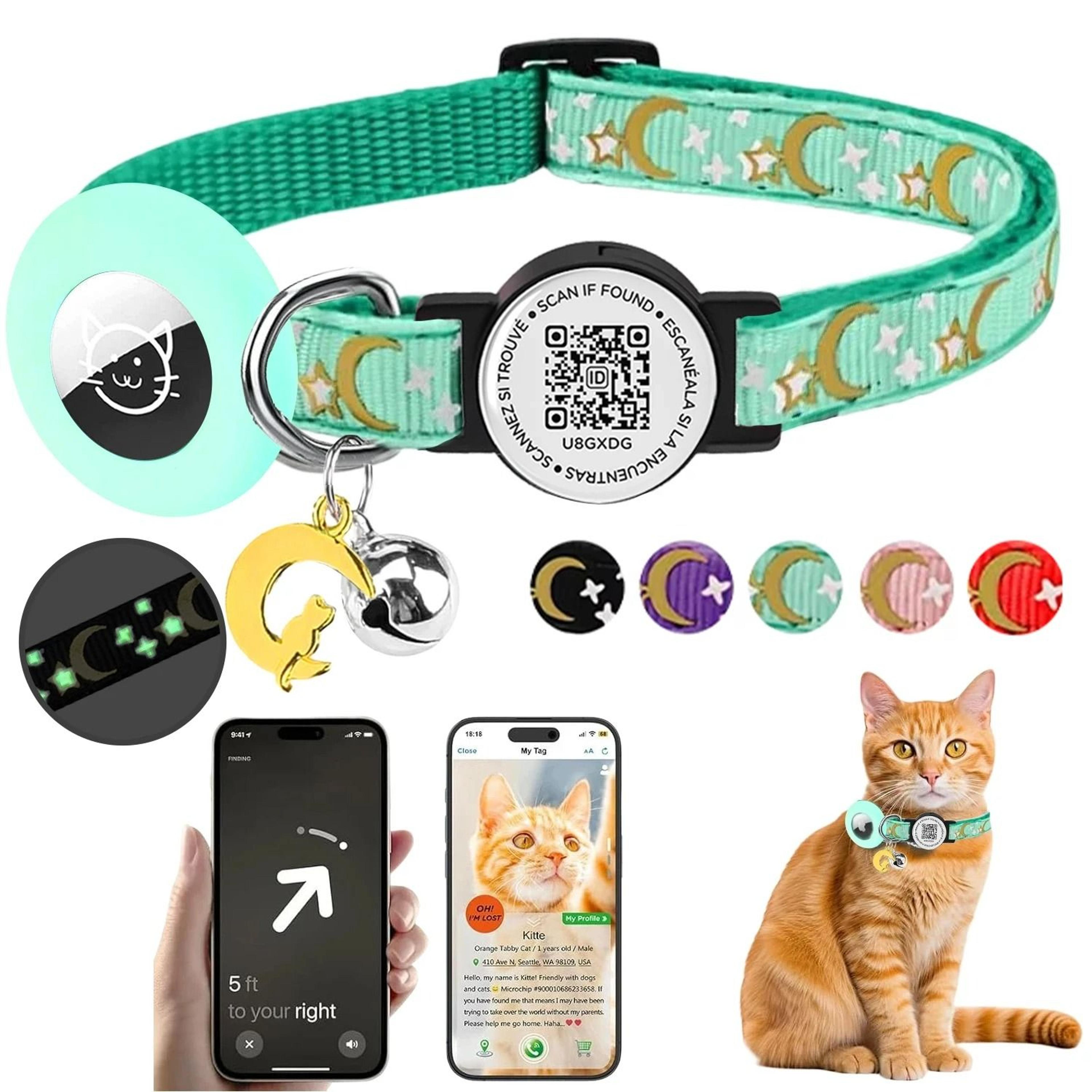 triple-safety airtag integration collar