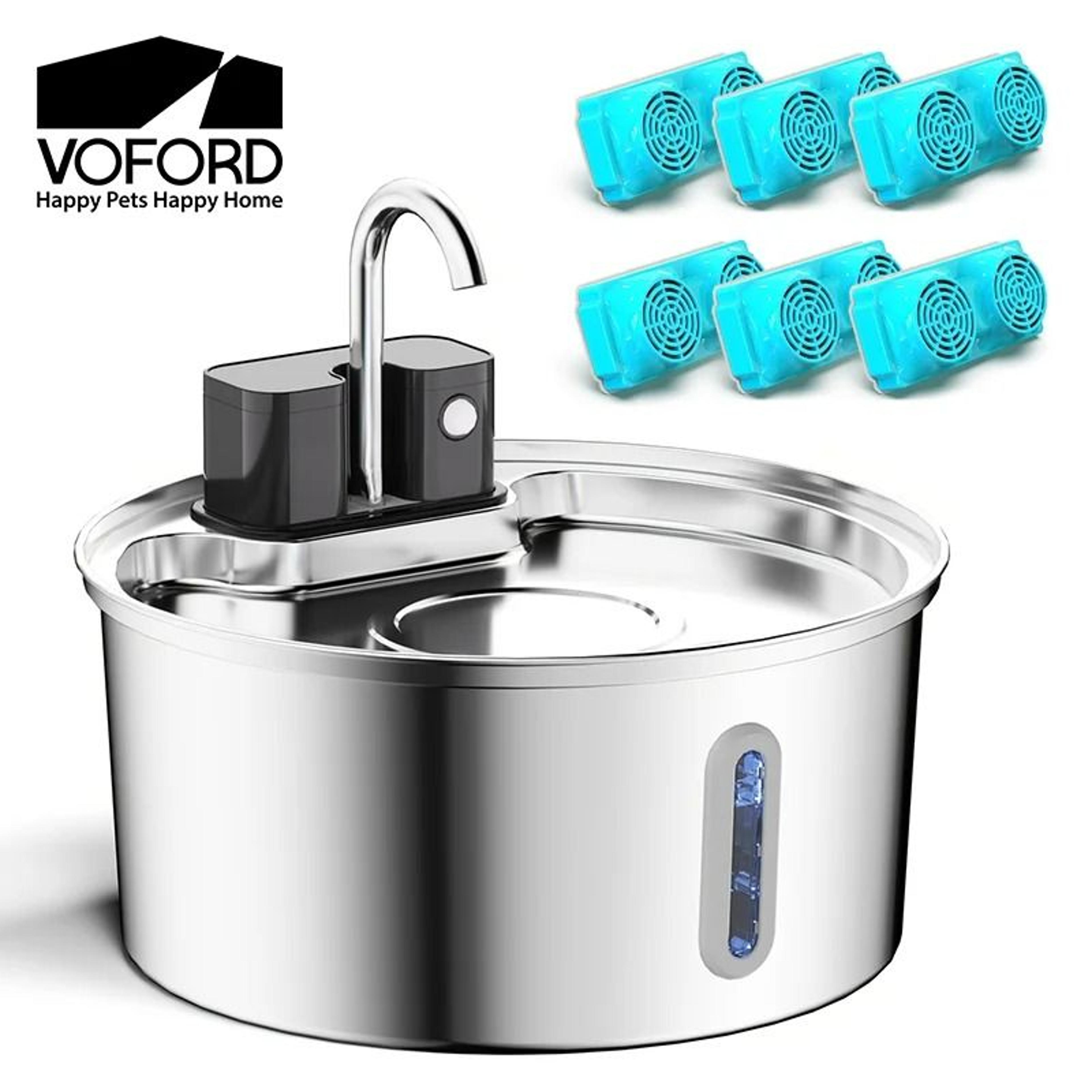 wireless smart sensor 3.2l stainless steel pet water fountain (4000mah)