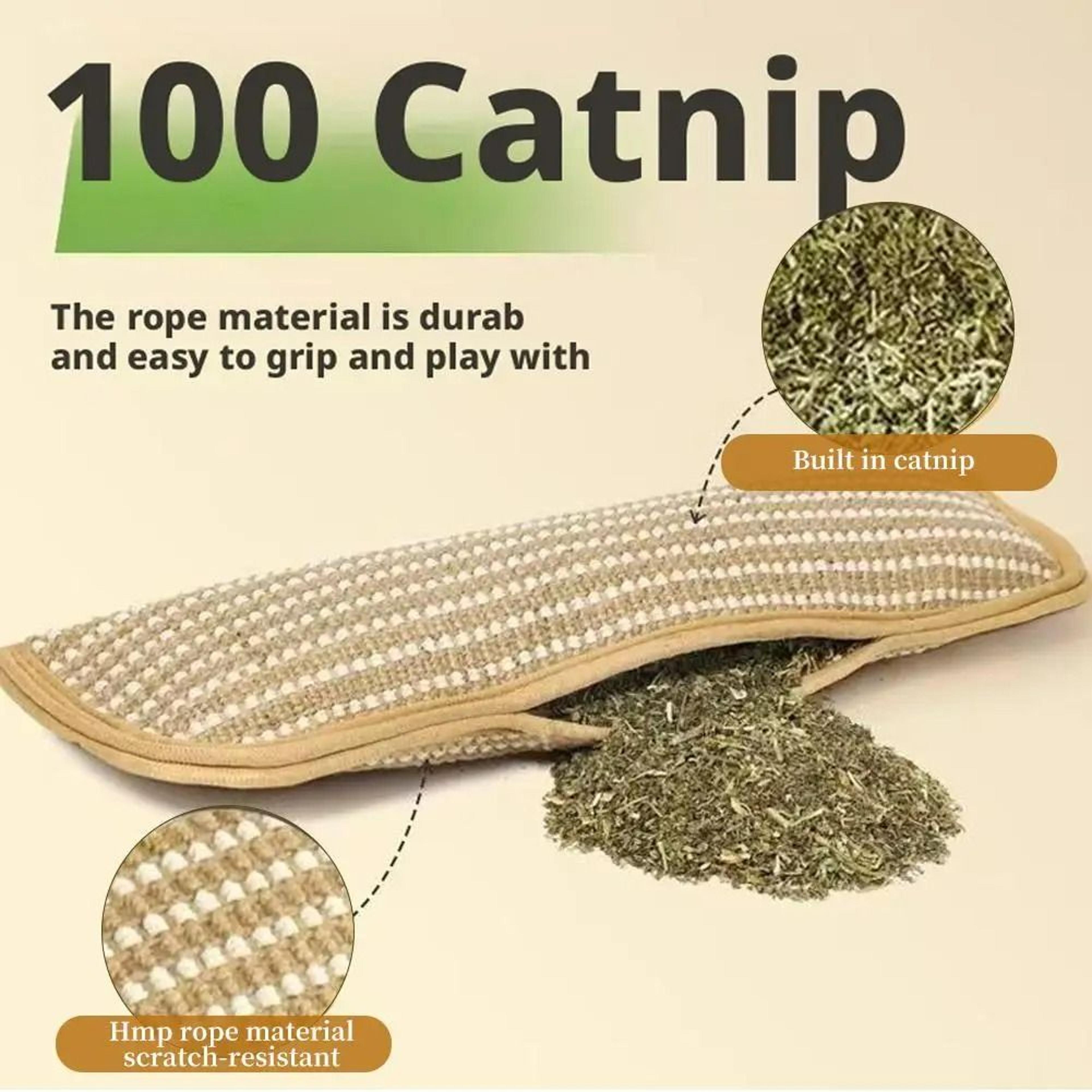 catnip infused crinkle kicker pillow toy