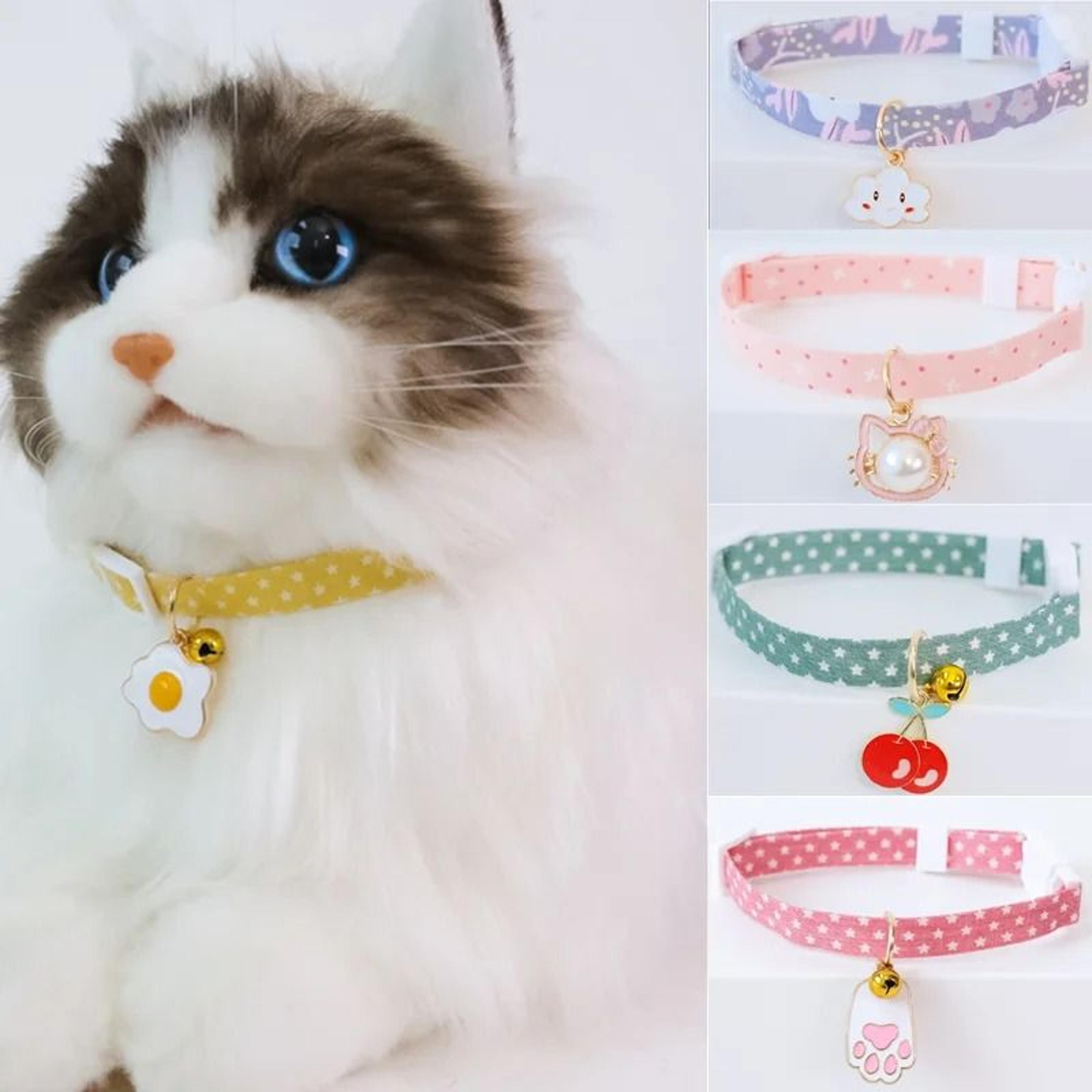 adjustable breakaway kitten collar with bell