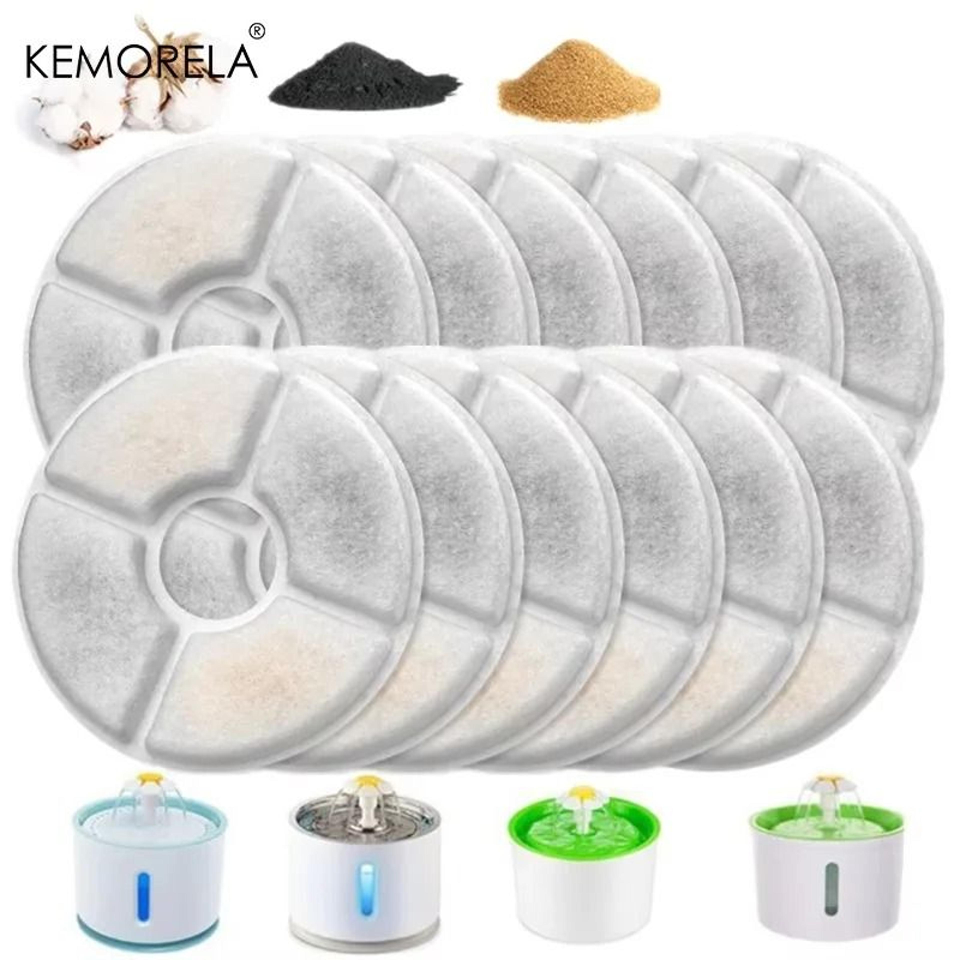 replacement fountain filters & pre-filter sponges set