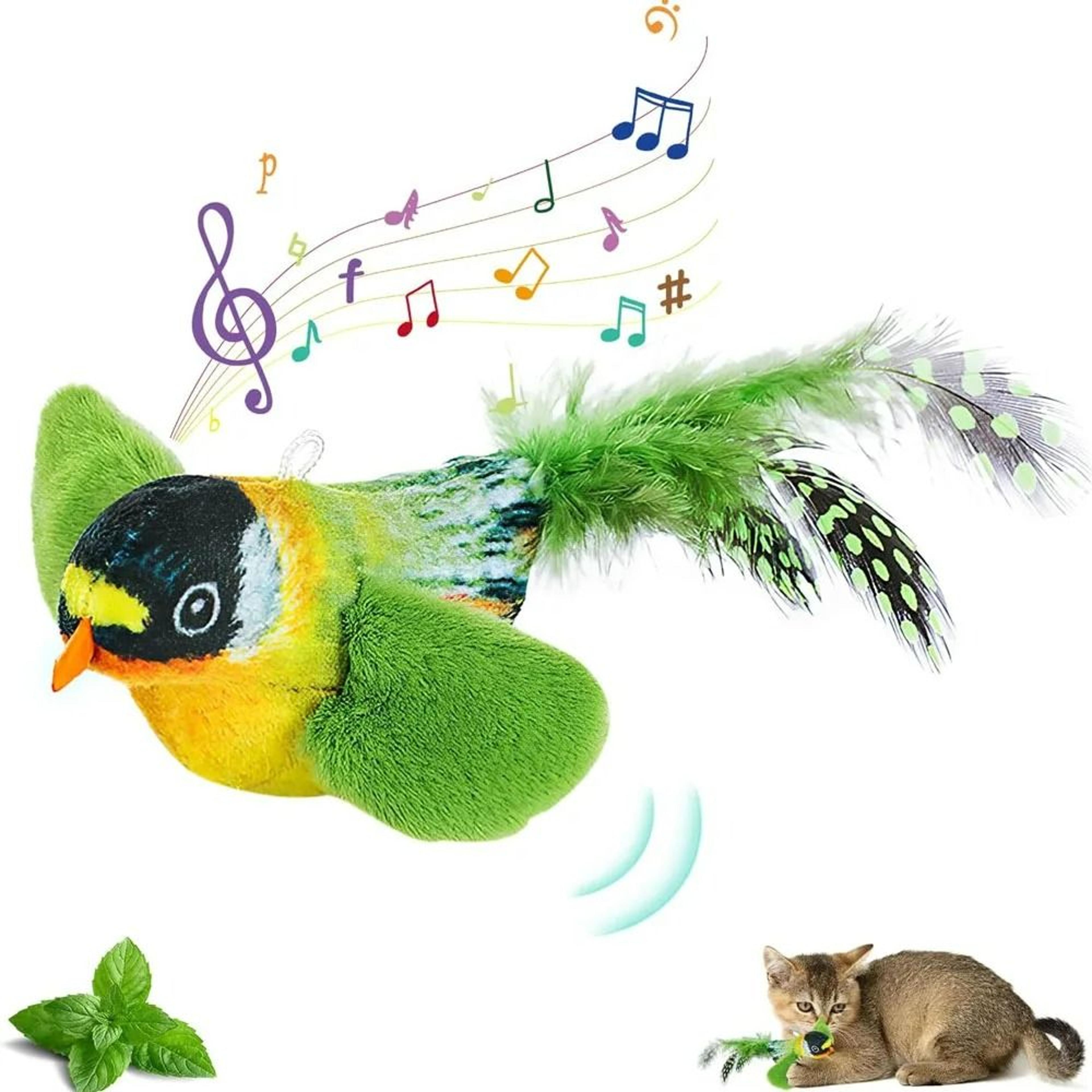 simulation chirping bird interactive plush toy