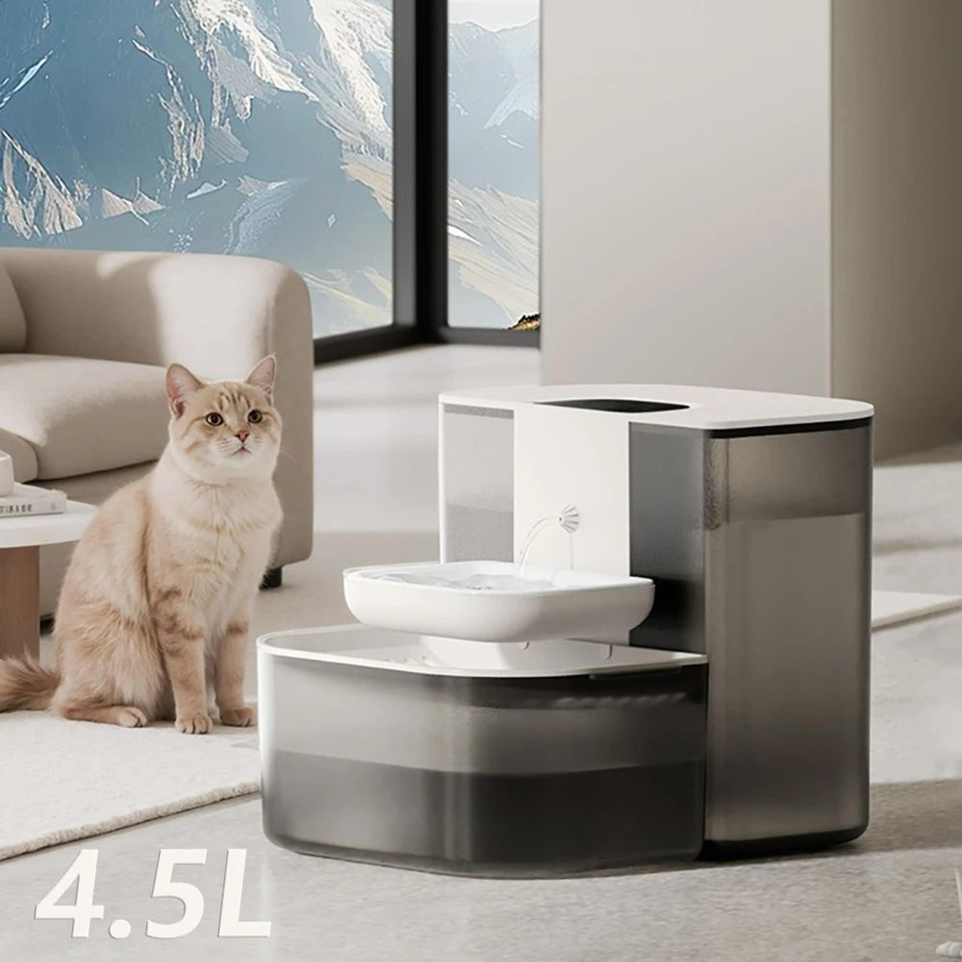 smart automatic waste-separation wireless pet water dispenser