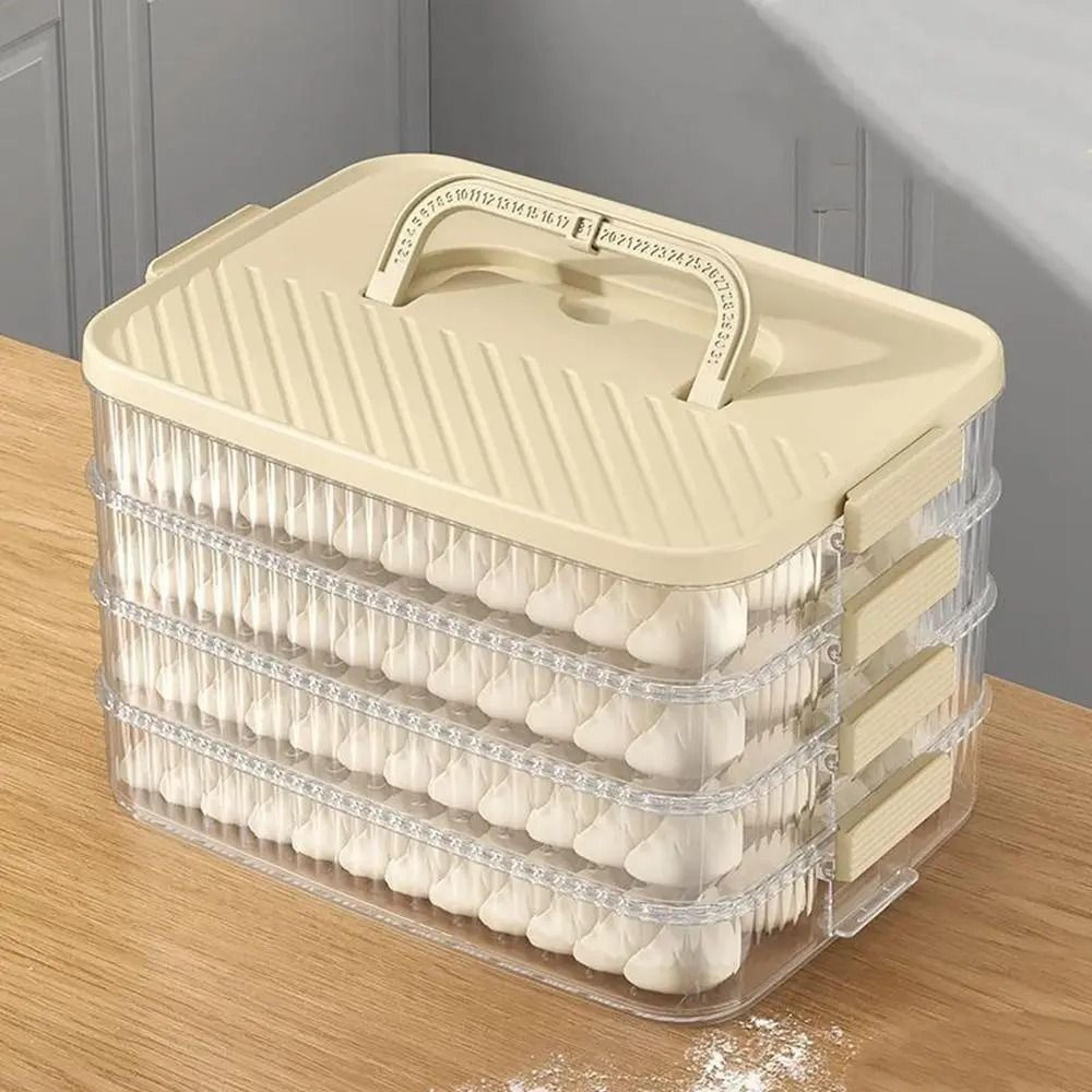 multi-layer frozen dumpling storage box and fresh-keeping food container
