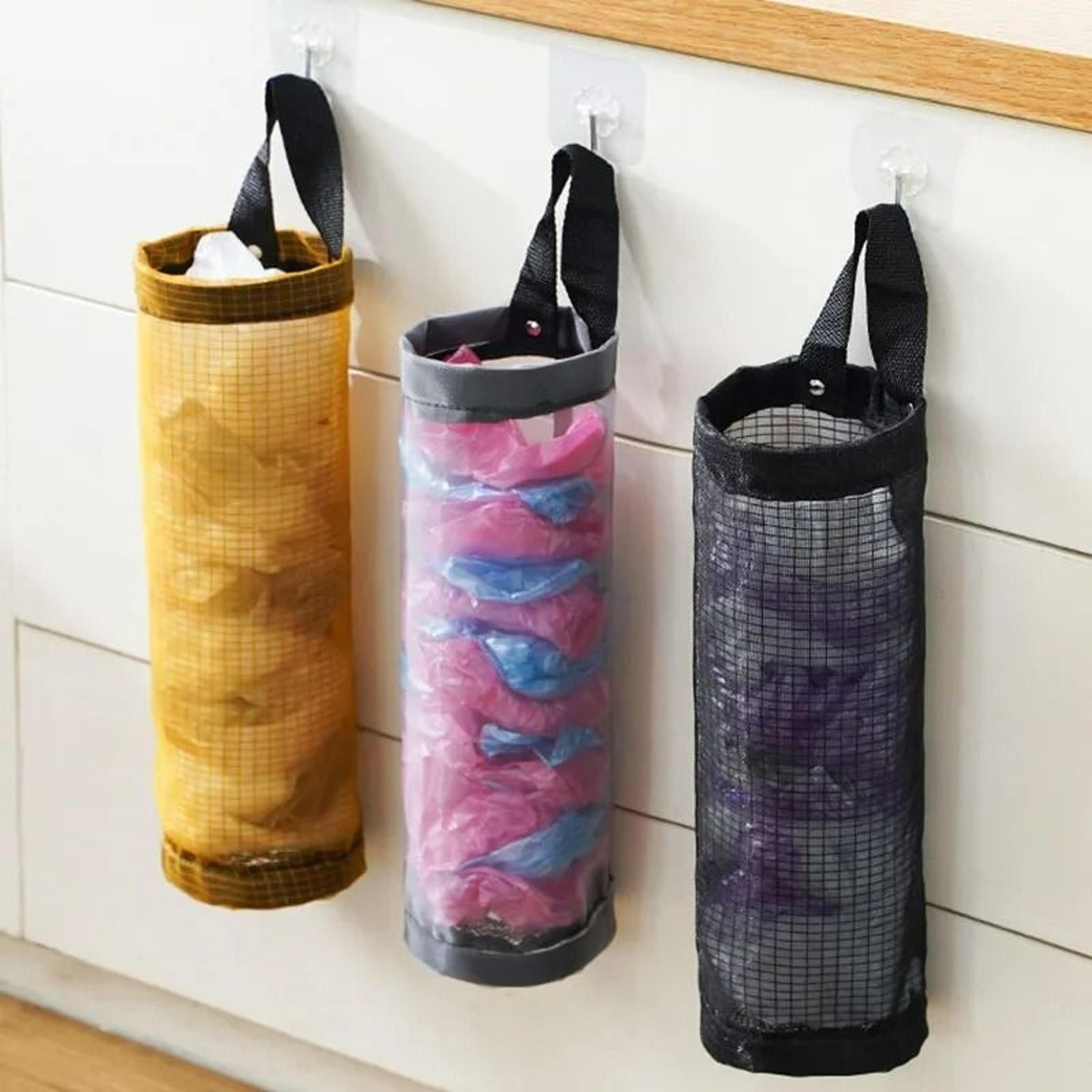 wall-mounted hanging trash bag dispenser