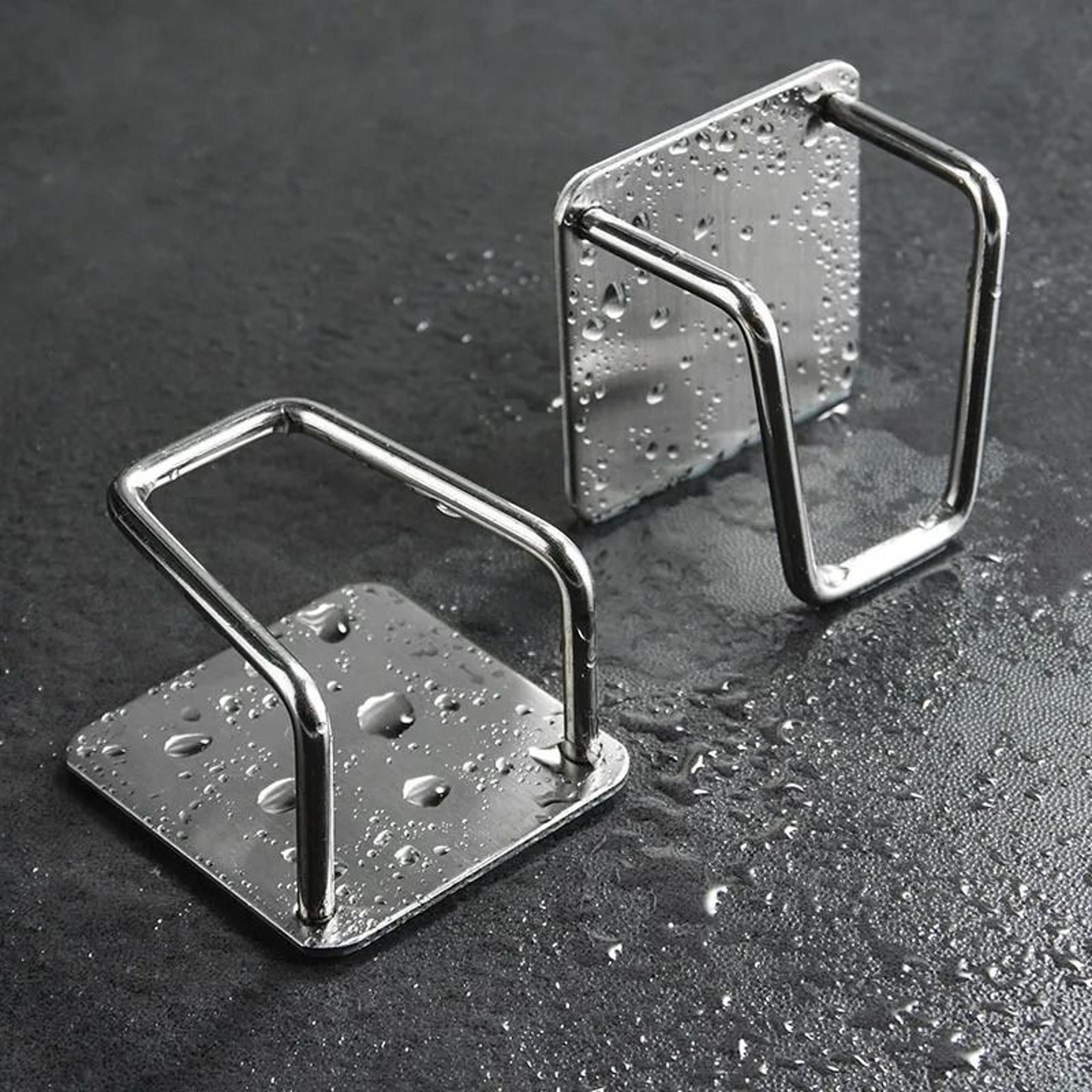 elite self-adhesive stainless steel sink sponge holder
