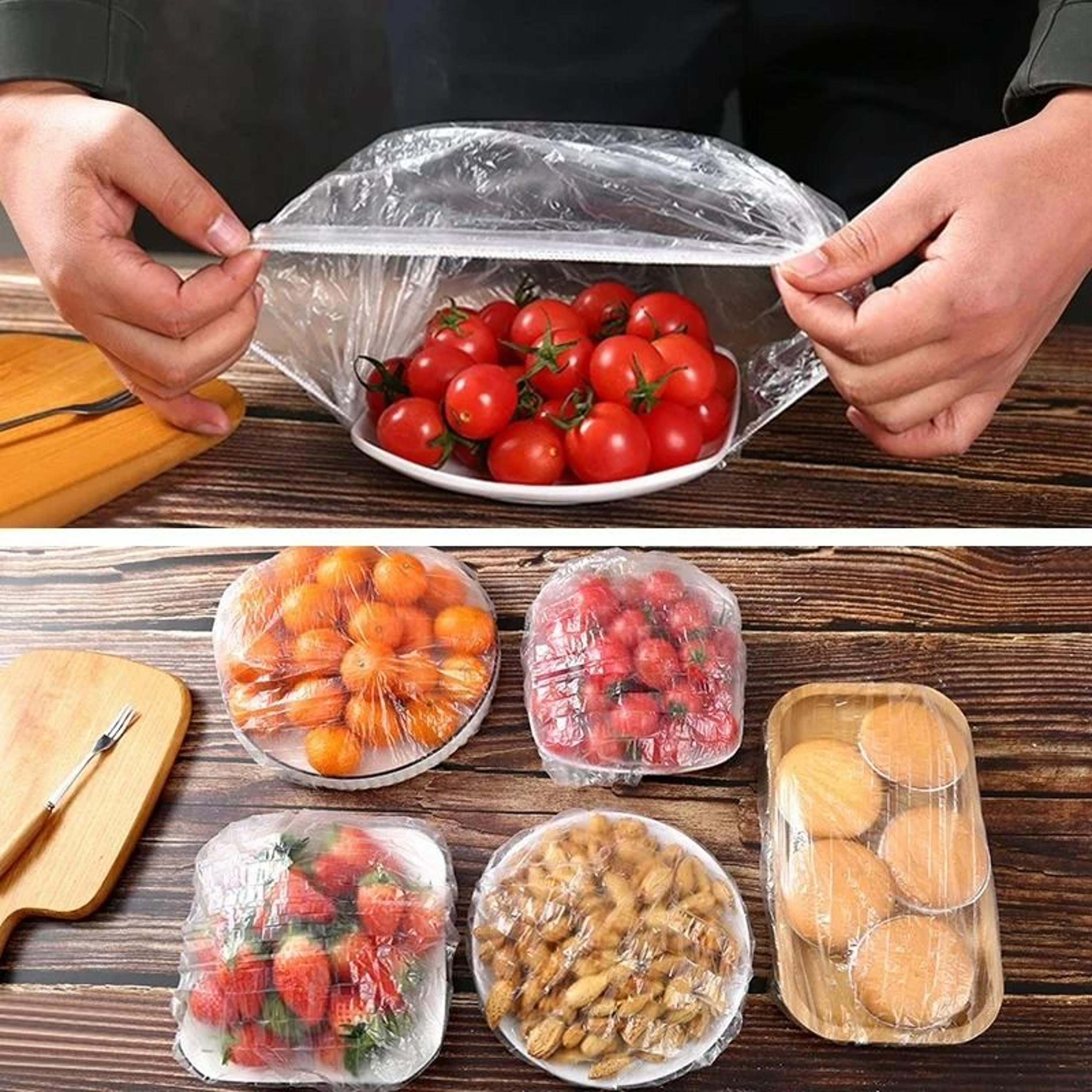 elastic food cover bags - 50 pack