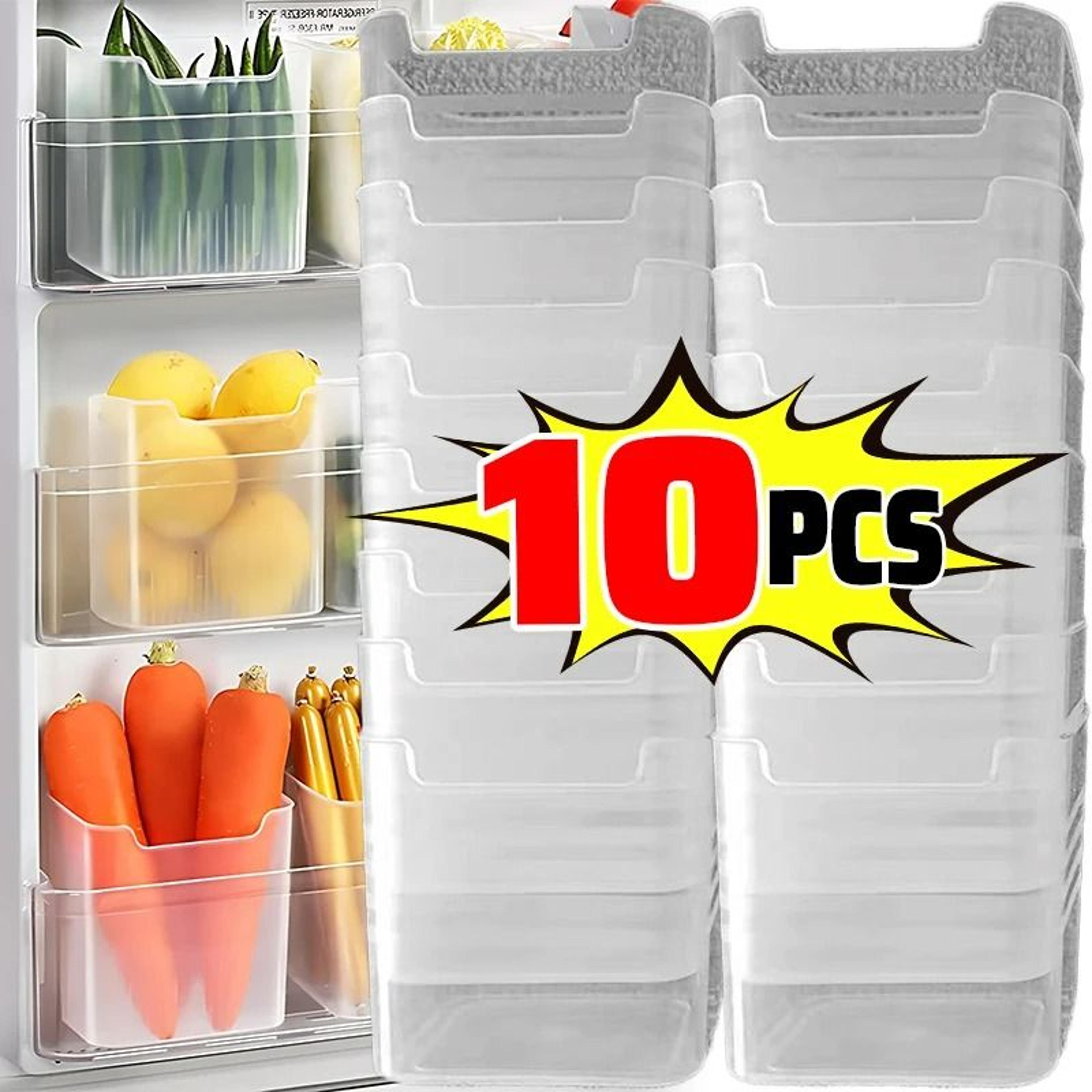 refrigerator side-door storage boxes - 10 pack