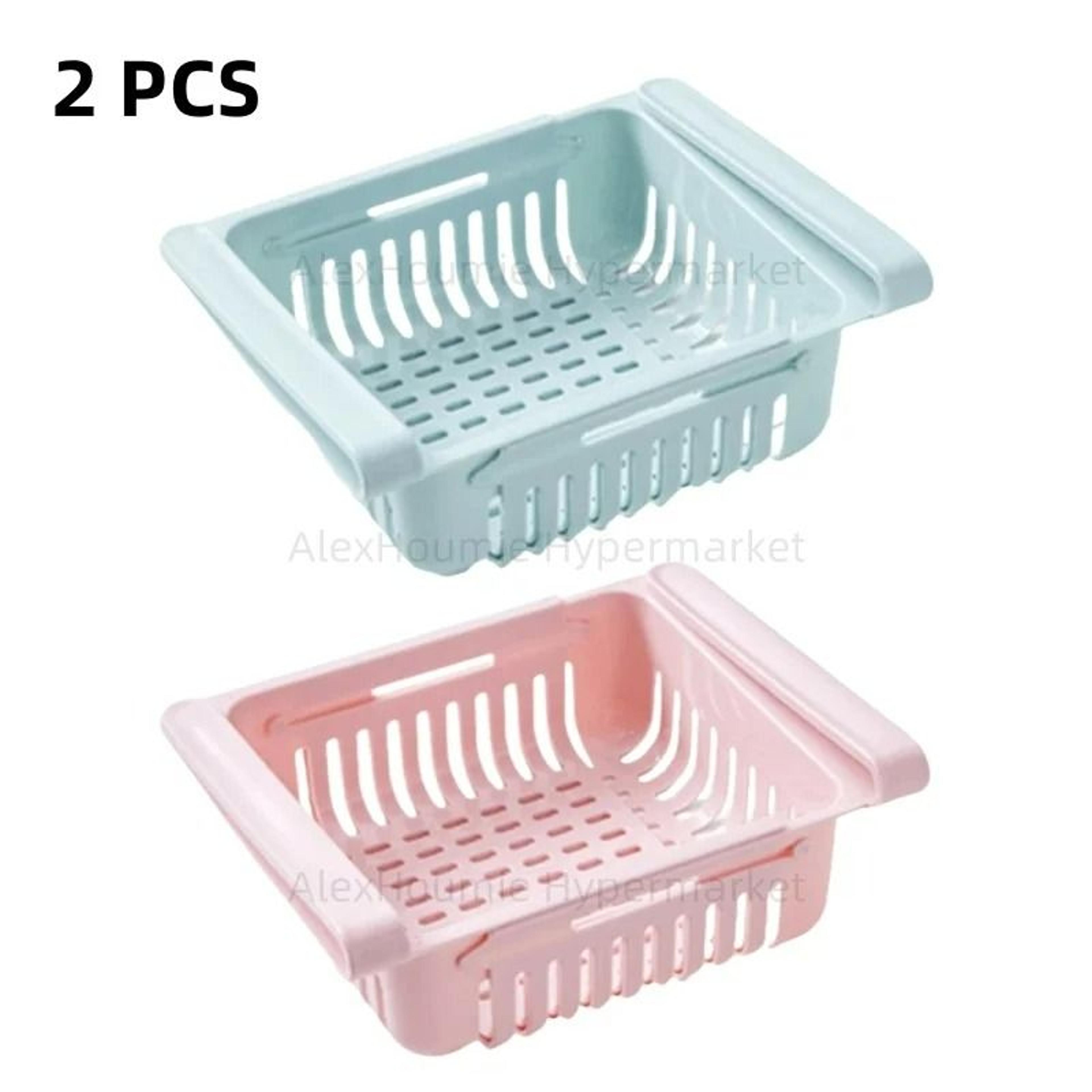 under-shelf refrigerator hanging storage drawers (2-pack)