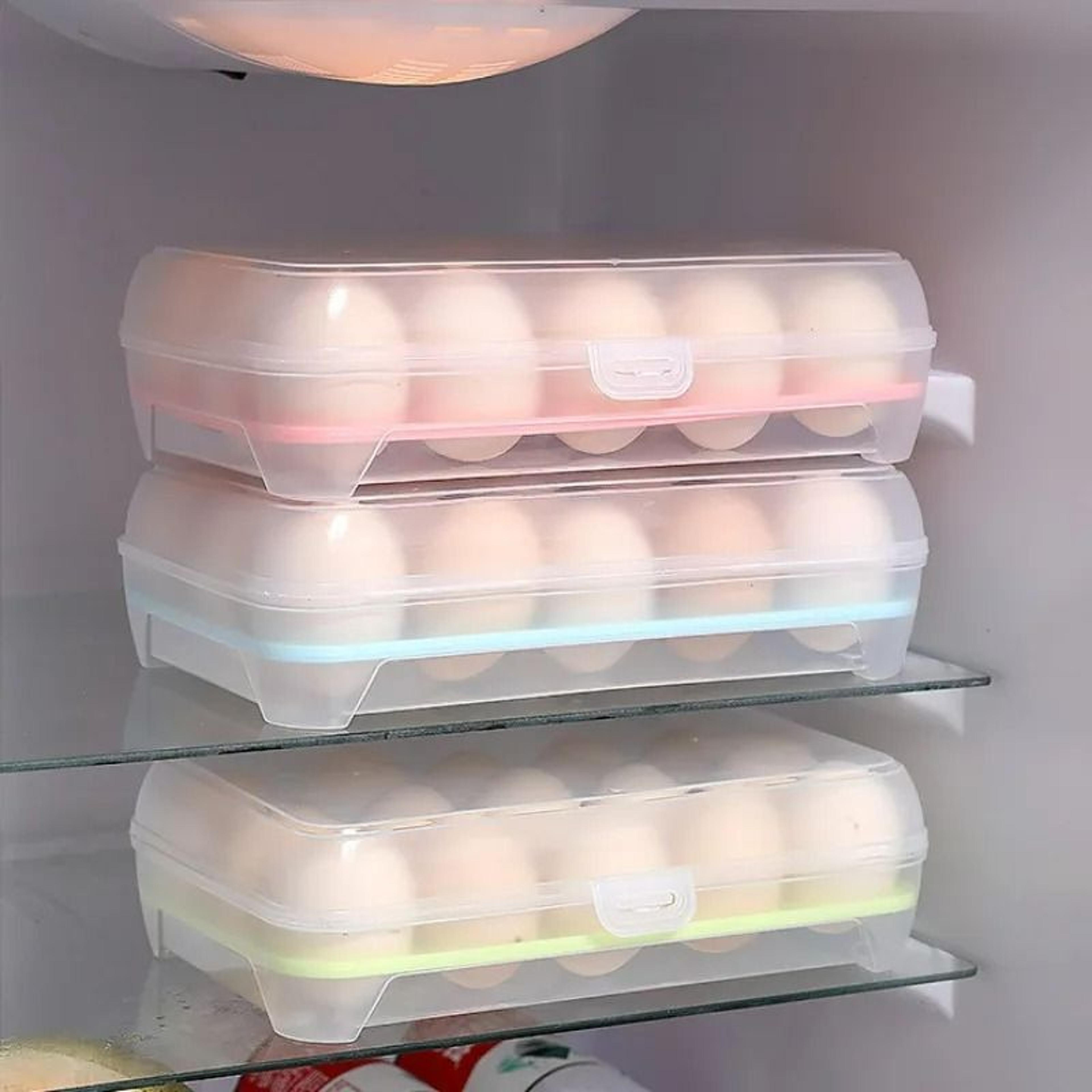 15-grid covered egg preservation box and portable travel carrier
