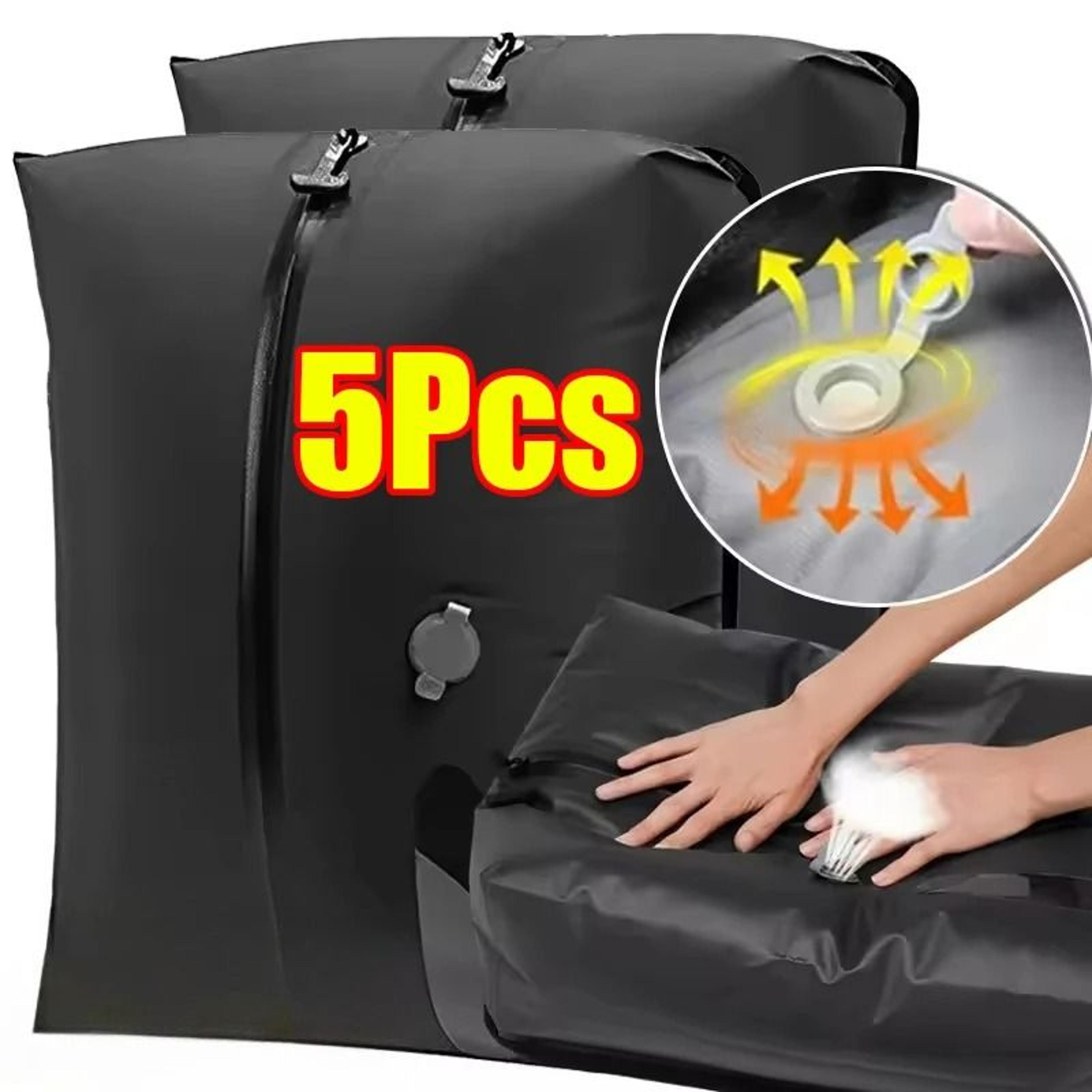 vacuum compression bags for travel & luggage storage (5-piece set)