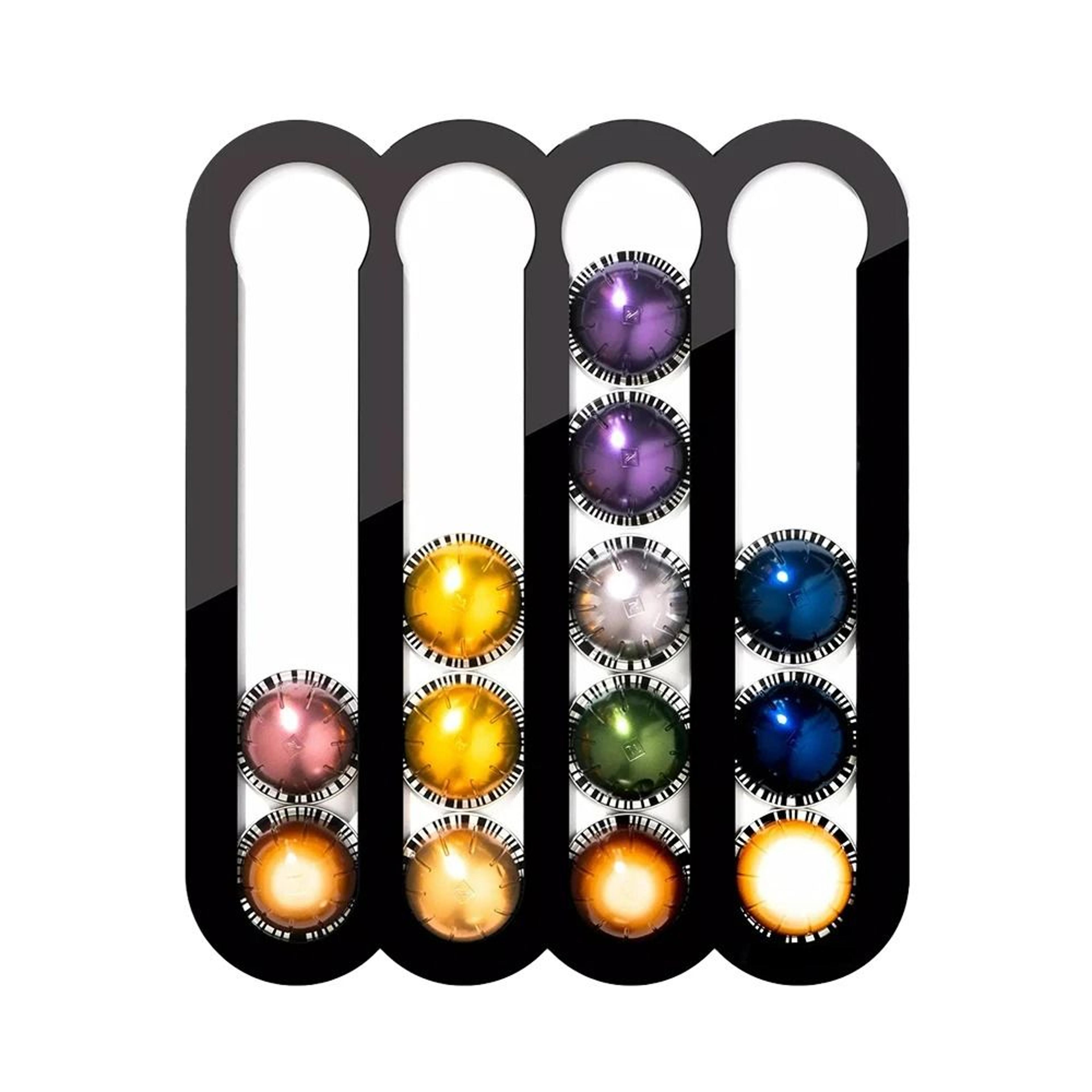 vertuoline acrylic coffee capsule holder & desktop pod rack