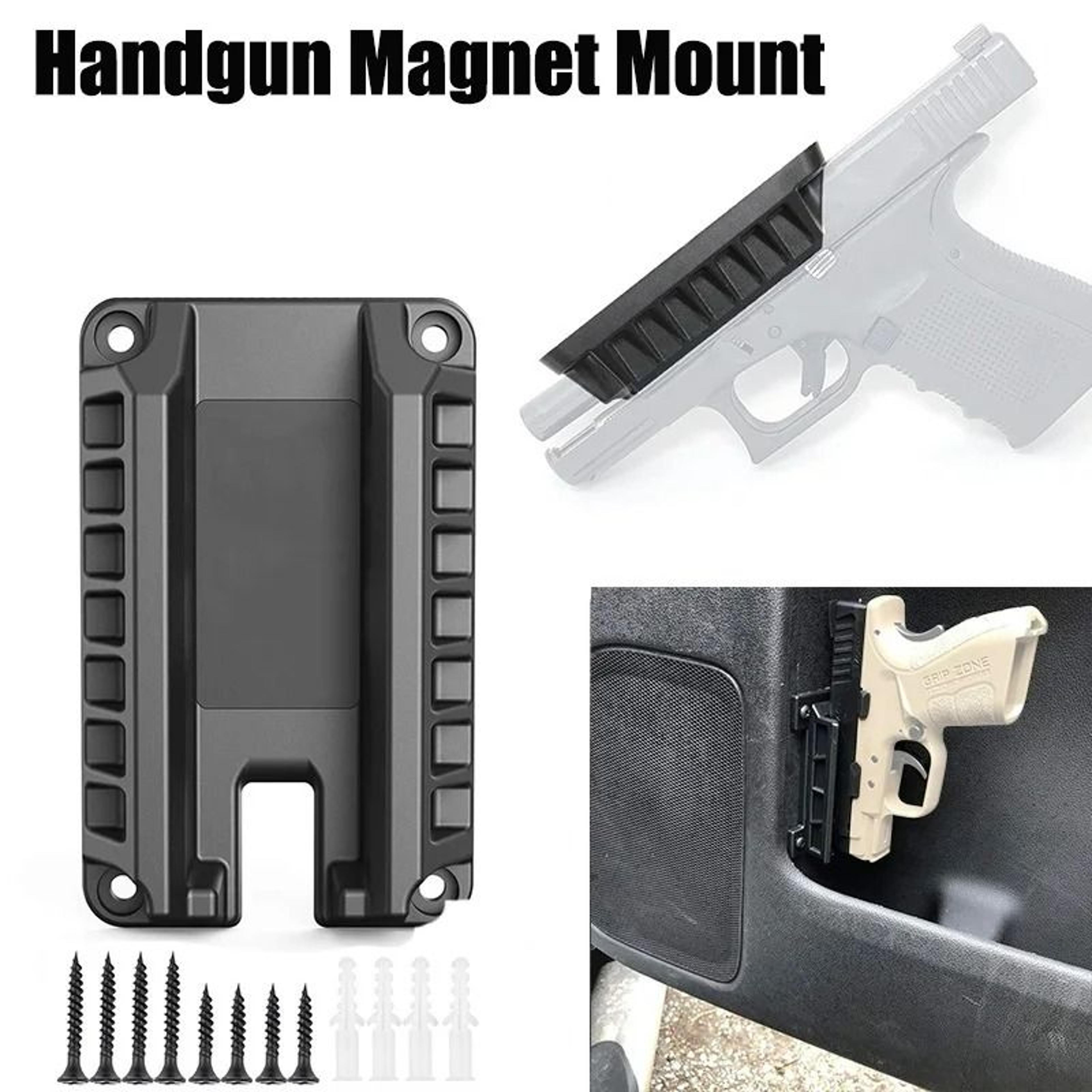 tactical magnetic gun mount & concealed quick-draw holster holder