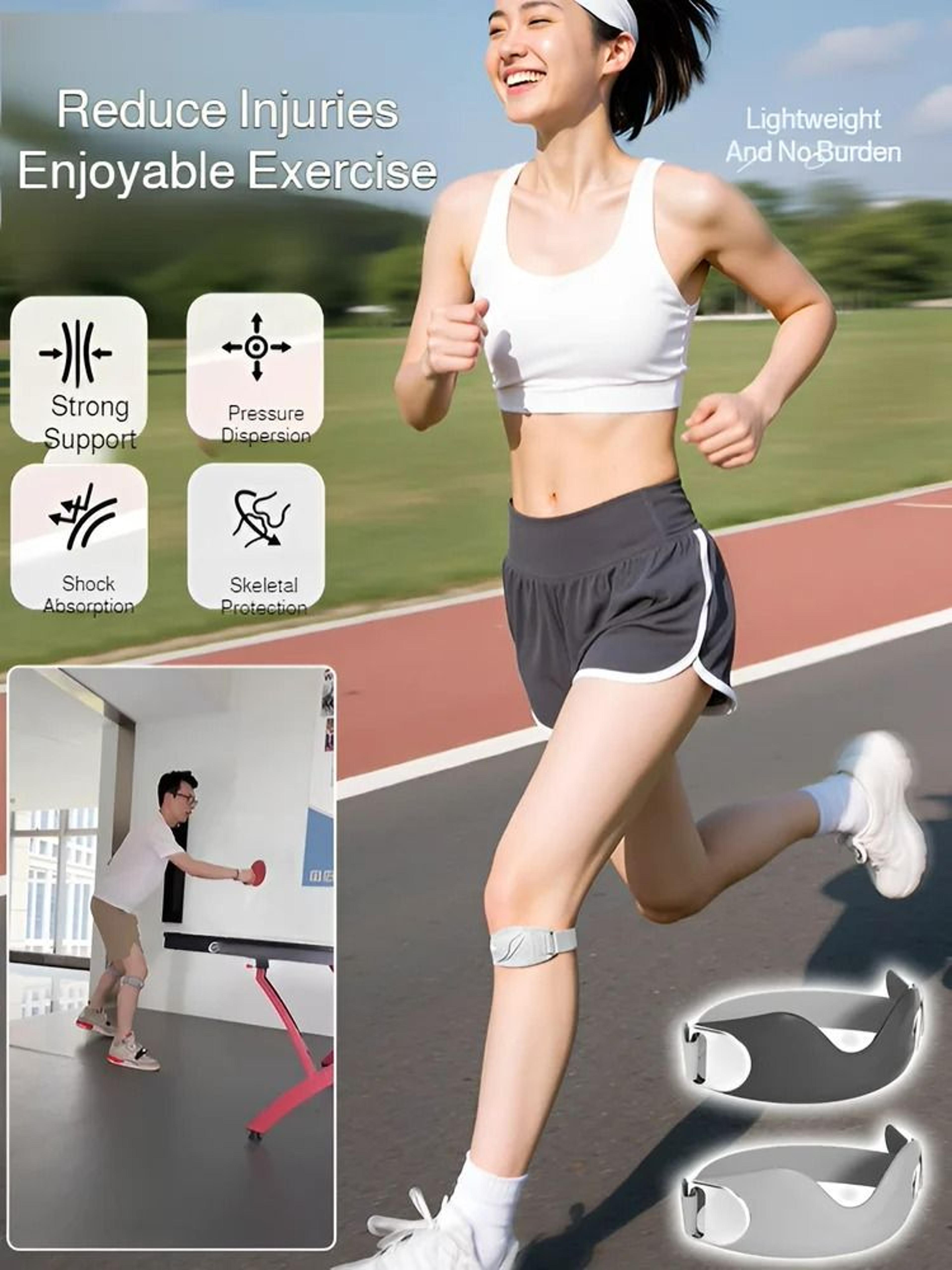 patella knee strap & adjustable silicone tendon stabilizer support bands