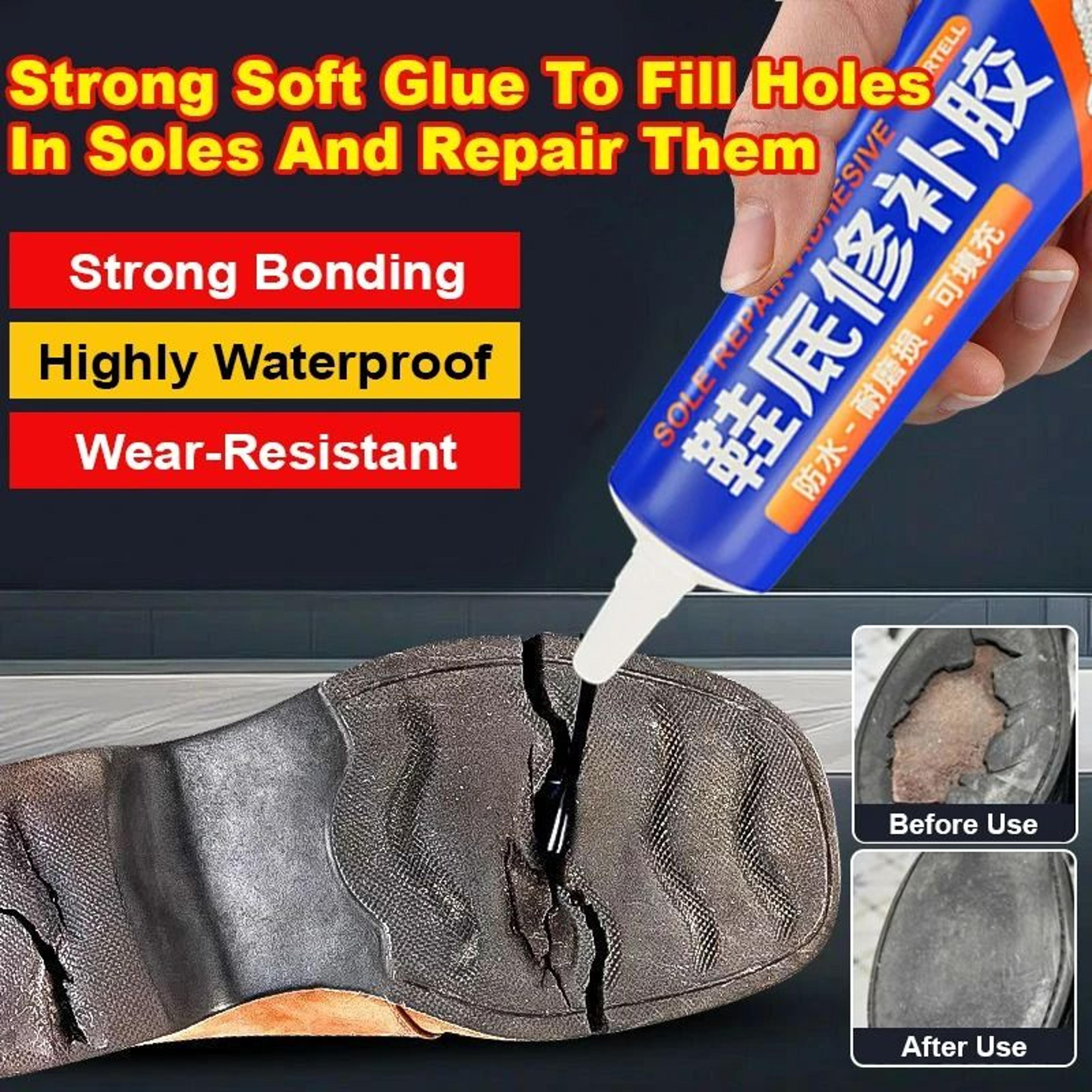 1-piece 2.0 fl oz professional shoe repair glue & waterproof fast-drying bond