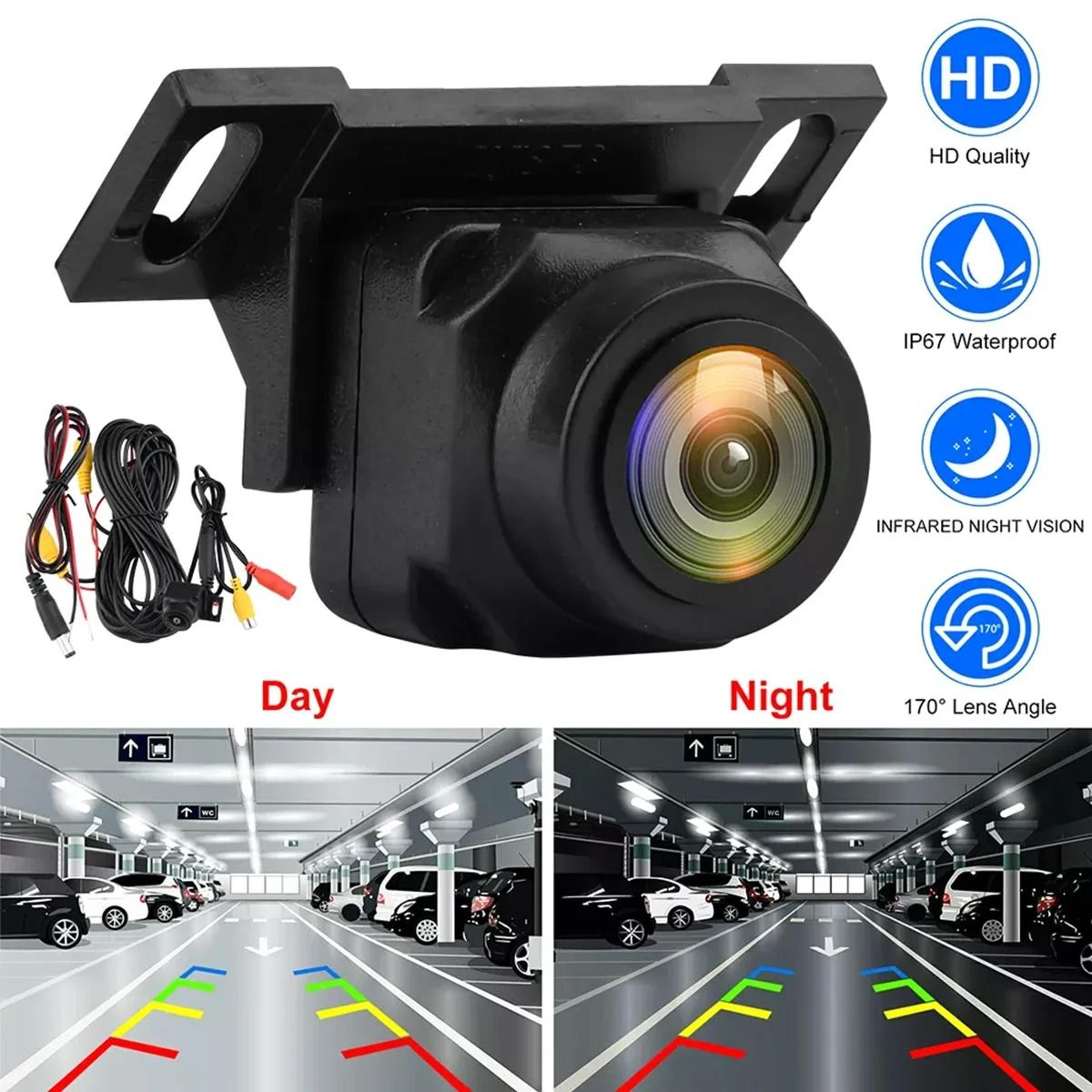 1080p clear car backup camera & 170-degree wide-angle anti-interference reversing unit