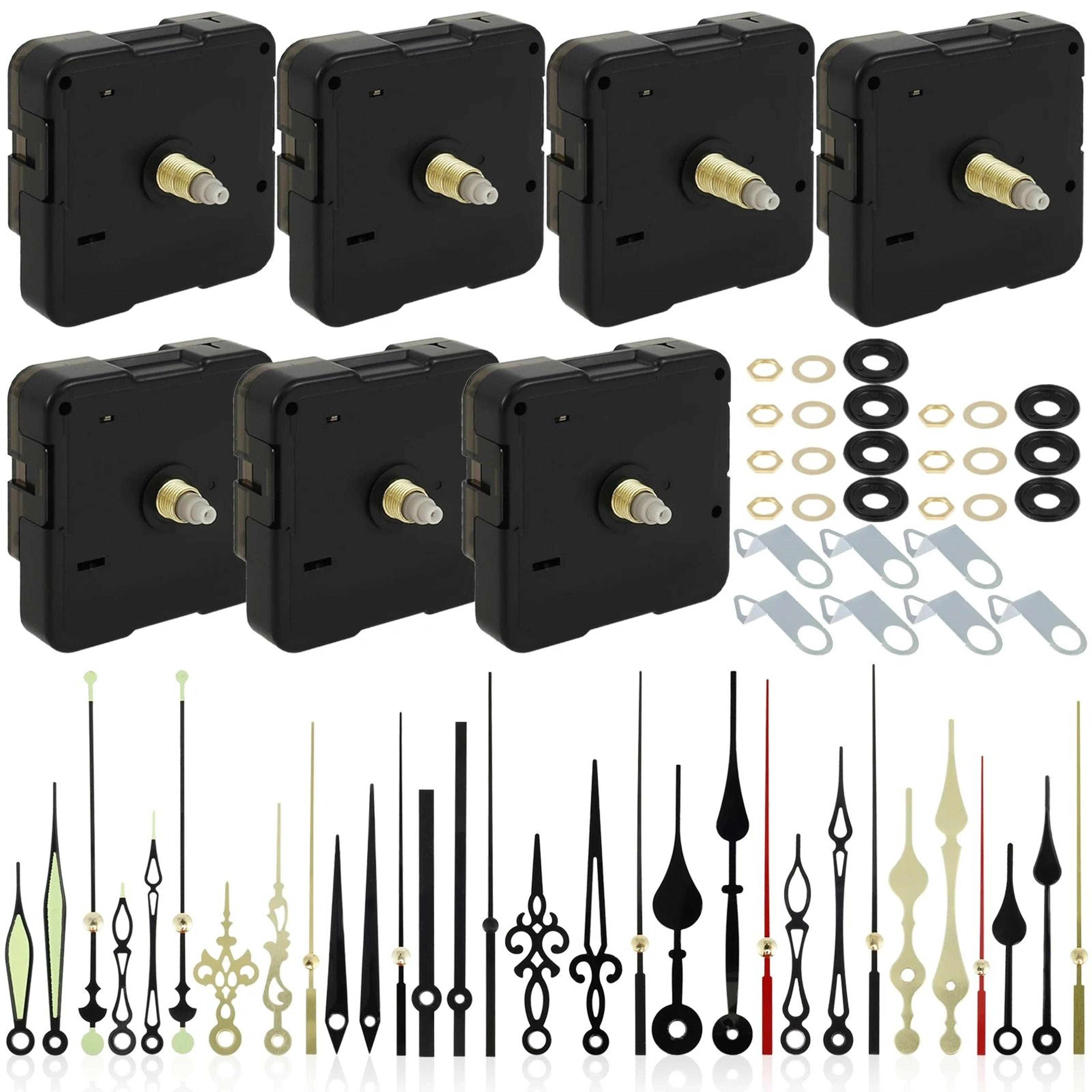 silent quartz clock movement mechanism battery-powered kit & multi-style aluminum hands