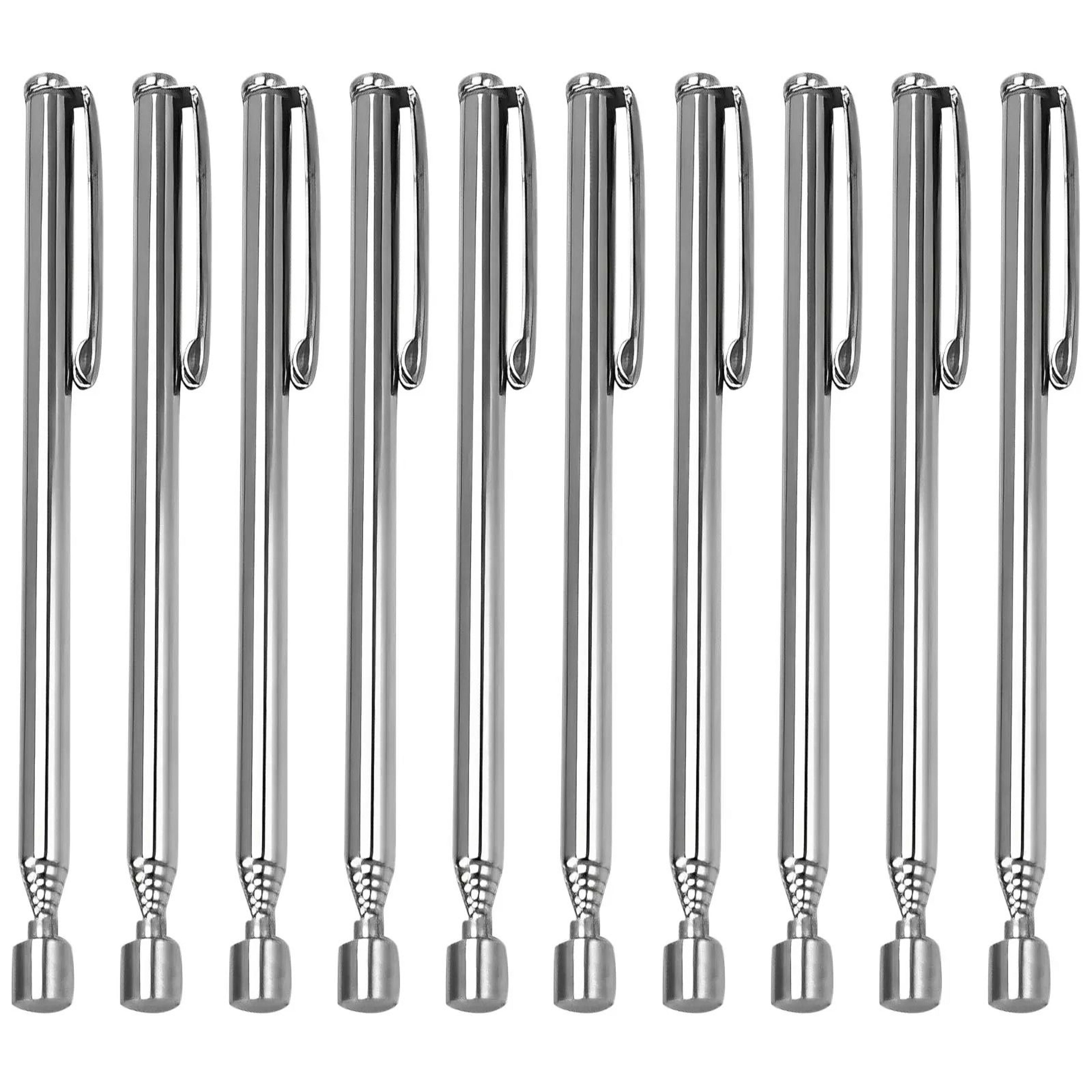 10-piece telescoping magnetic pickup tool set – extendable magnet stick with pocket clip