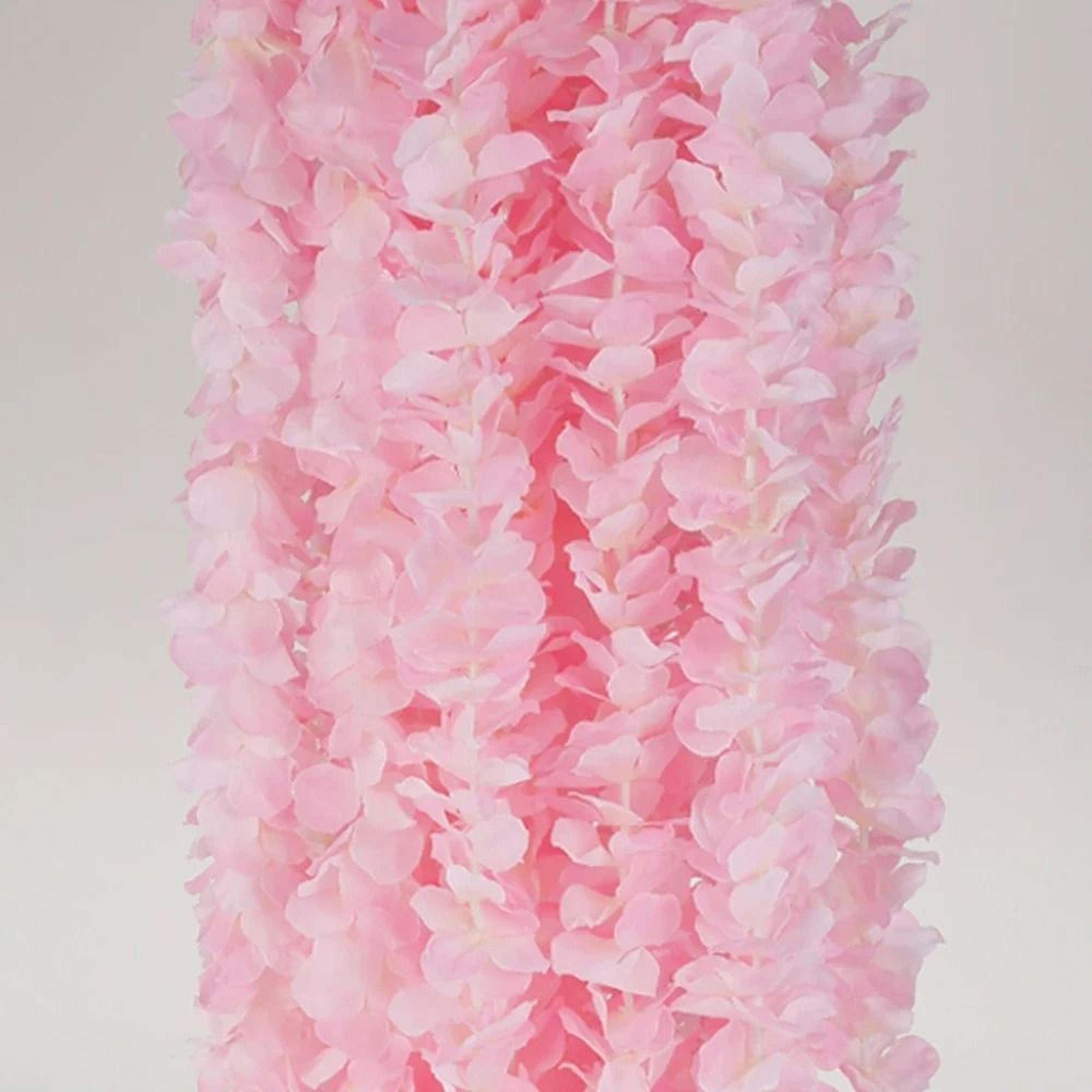 20-piece artificial wisteria hanging garland vine set – silk floral strings for home, garden, and wedding decoration