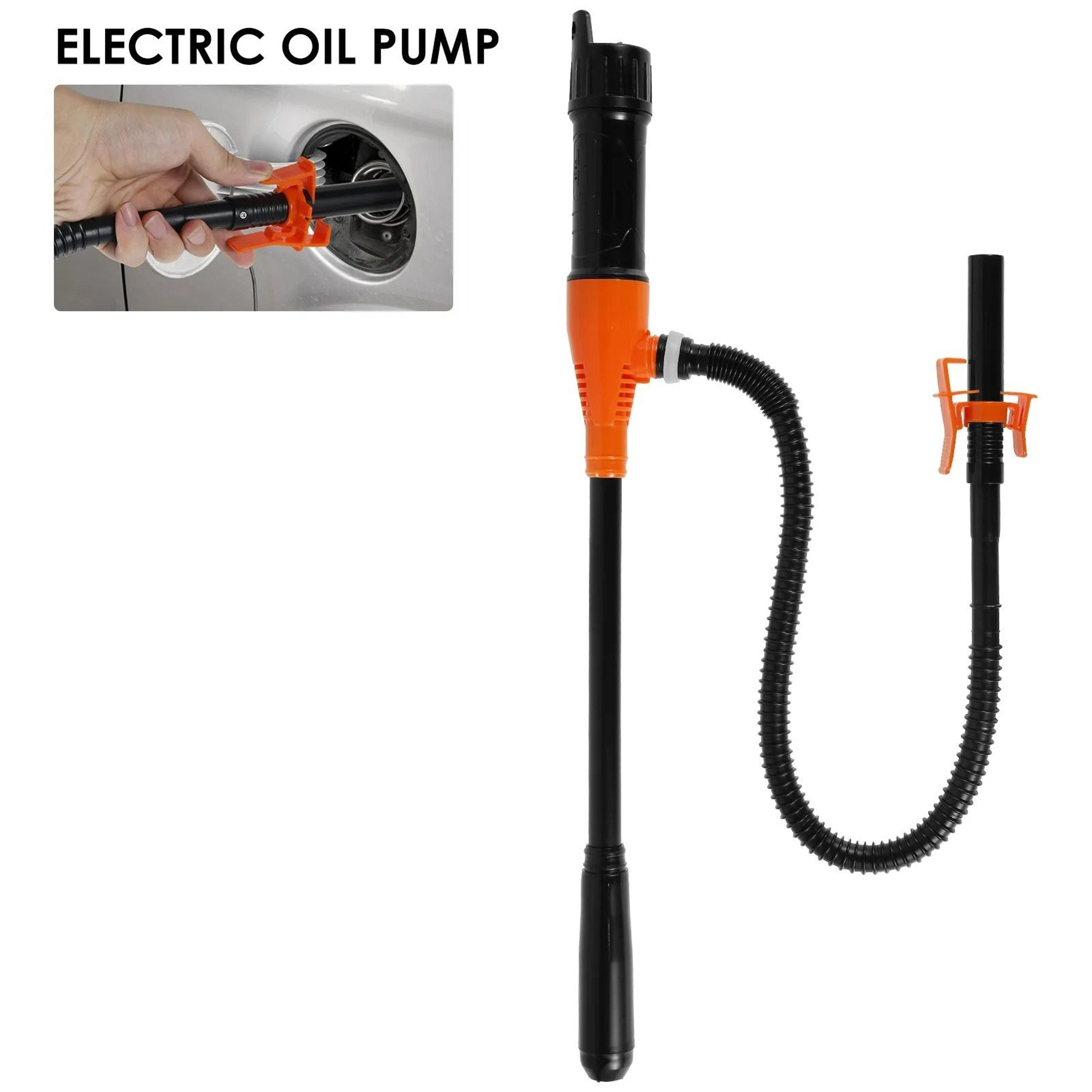 battery-operated portable transfer pump – 2.2 gpm efficient electric siphon pump for diesel and fuel