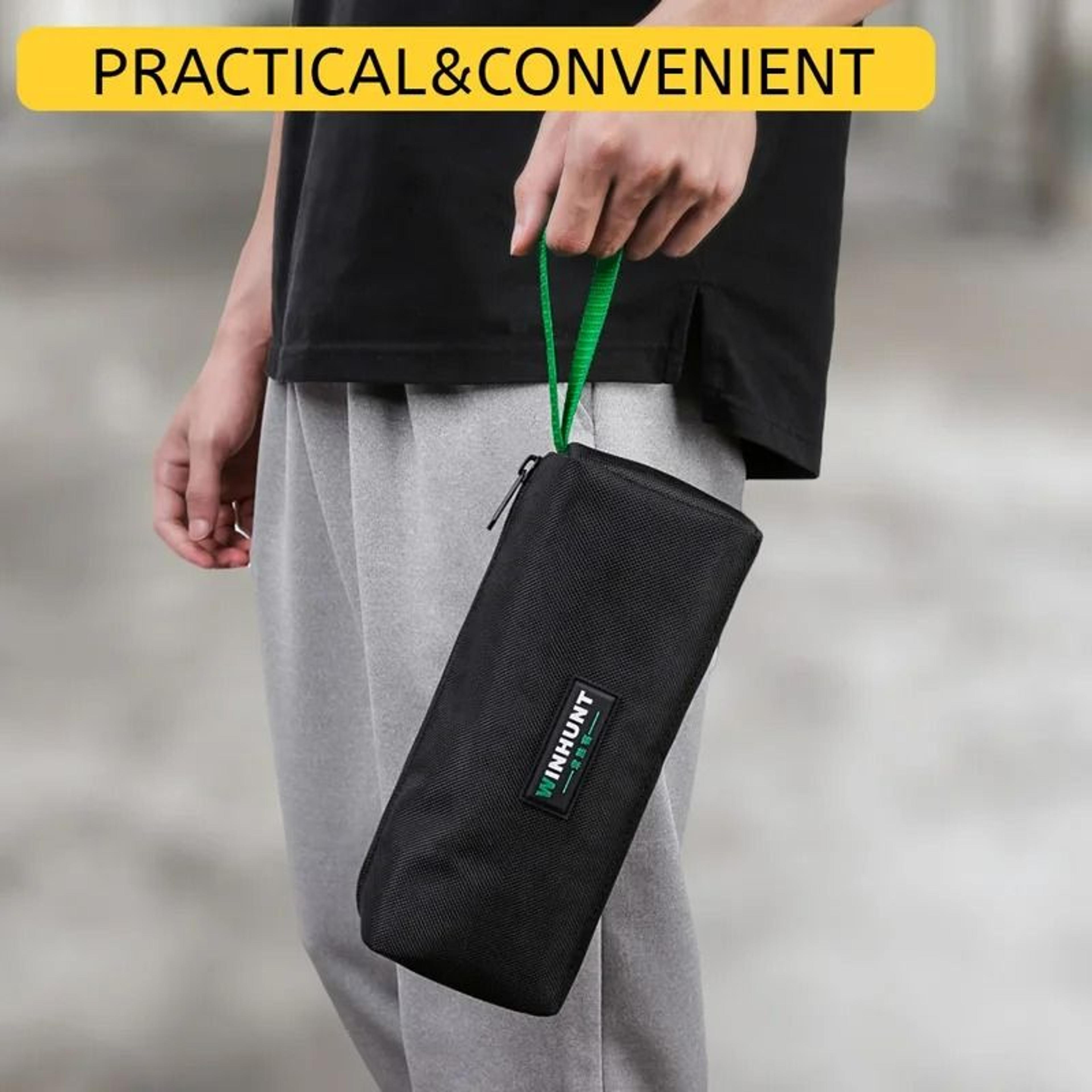 compact tool pouch – multifunctional hardware storage bag and small handbag