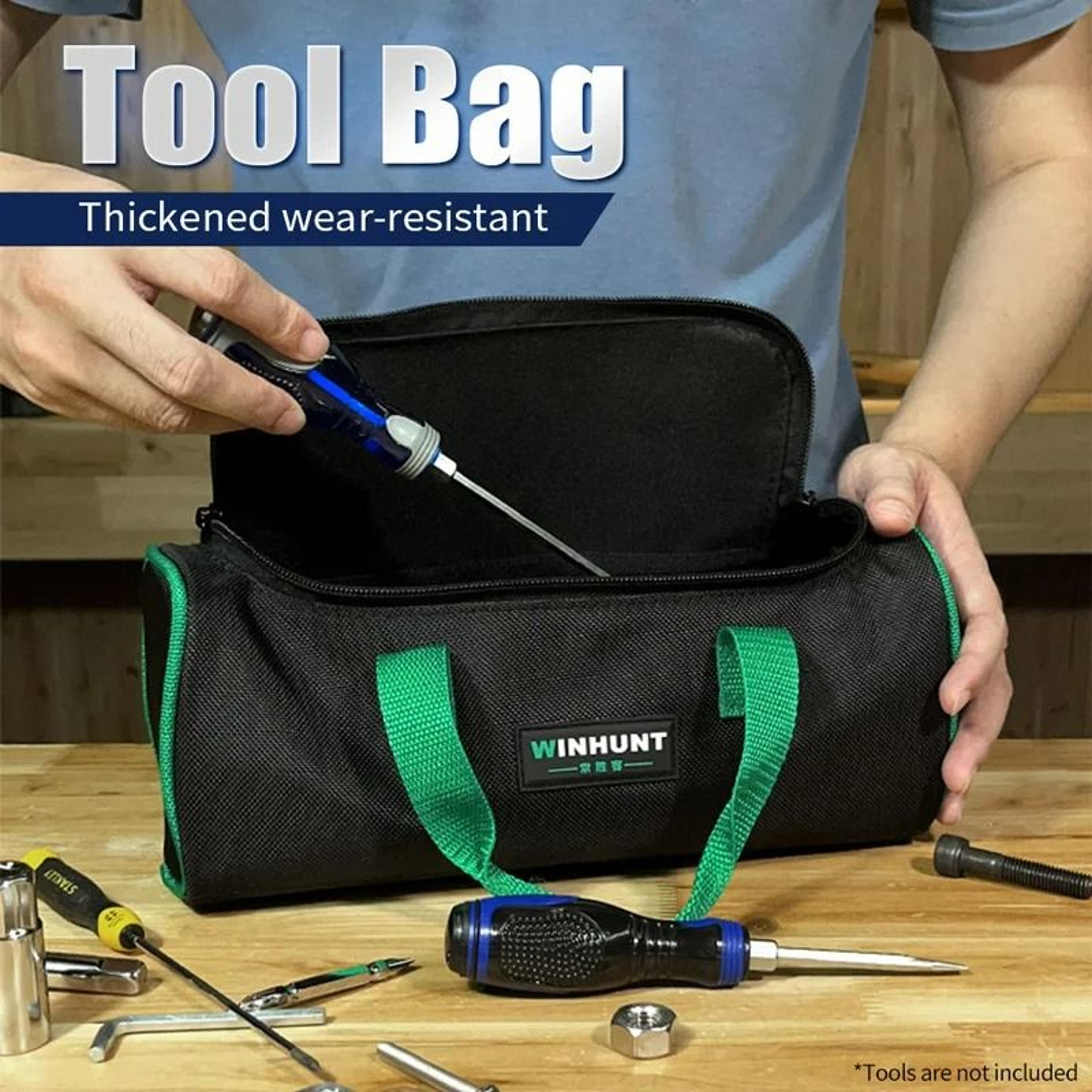 electrician's tool bag – portable, durable on-the-go storage organizer