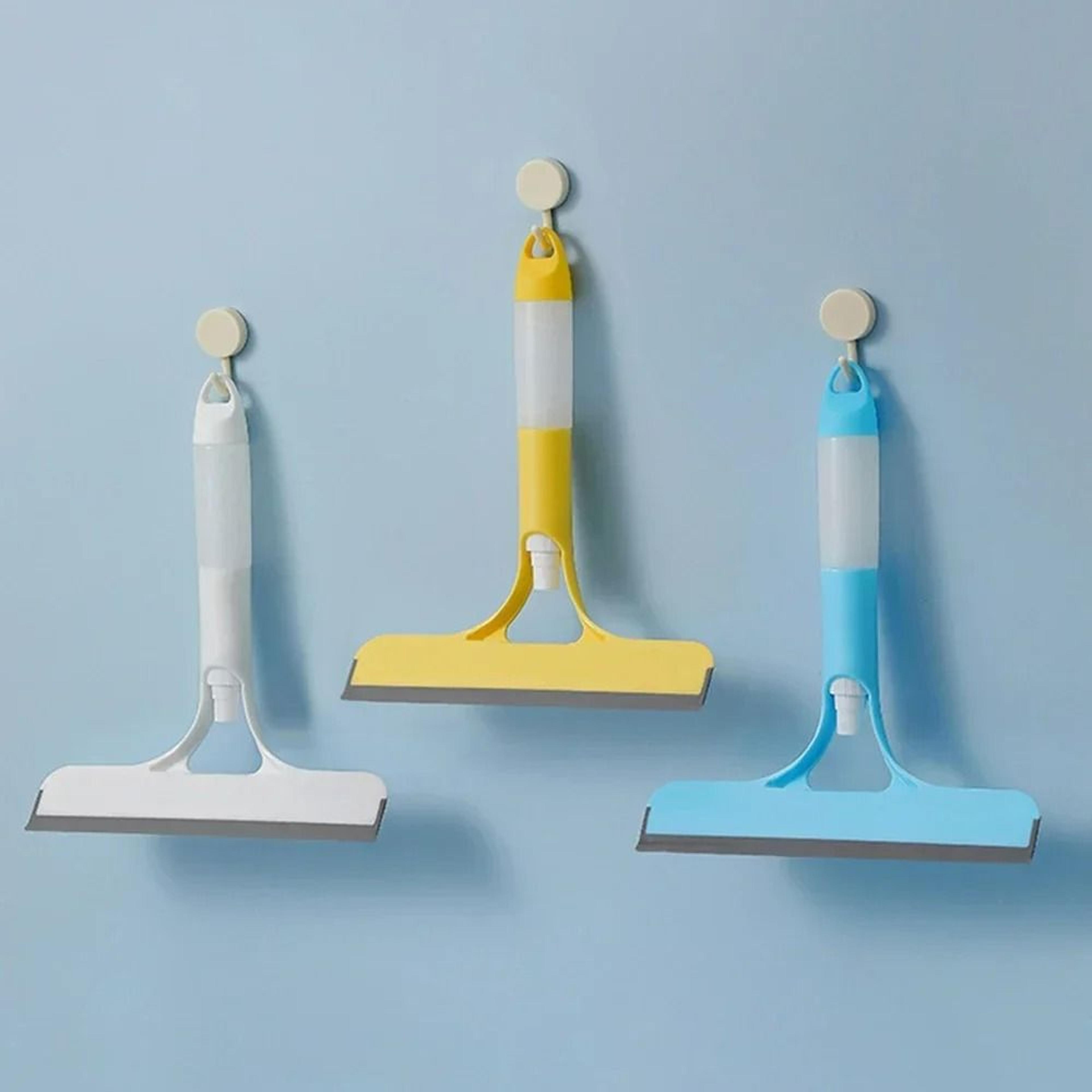 multi-function 3-in-1 window cleaning squeegee