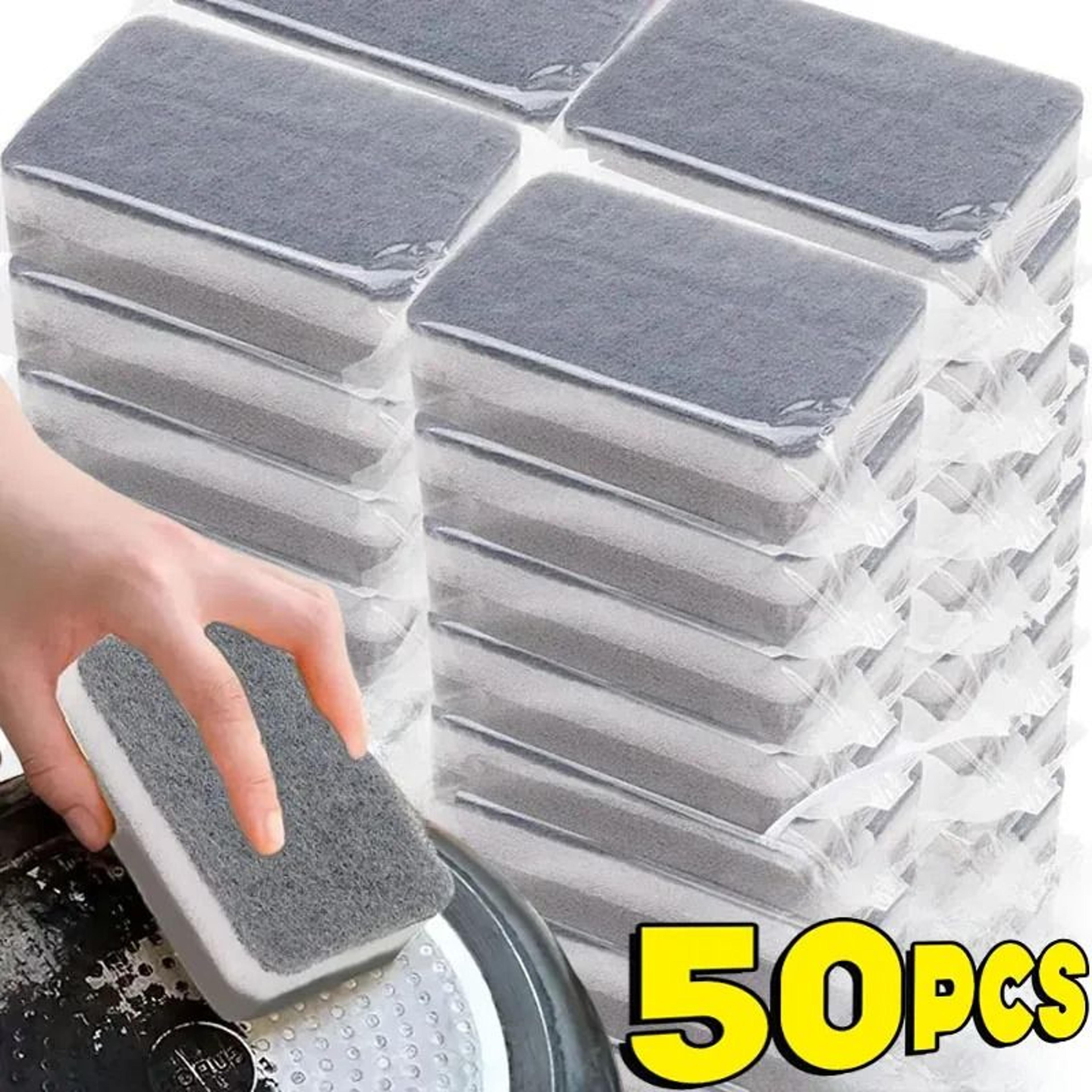double-sided kitchen cleaning sponges (50-piece set)