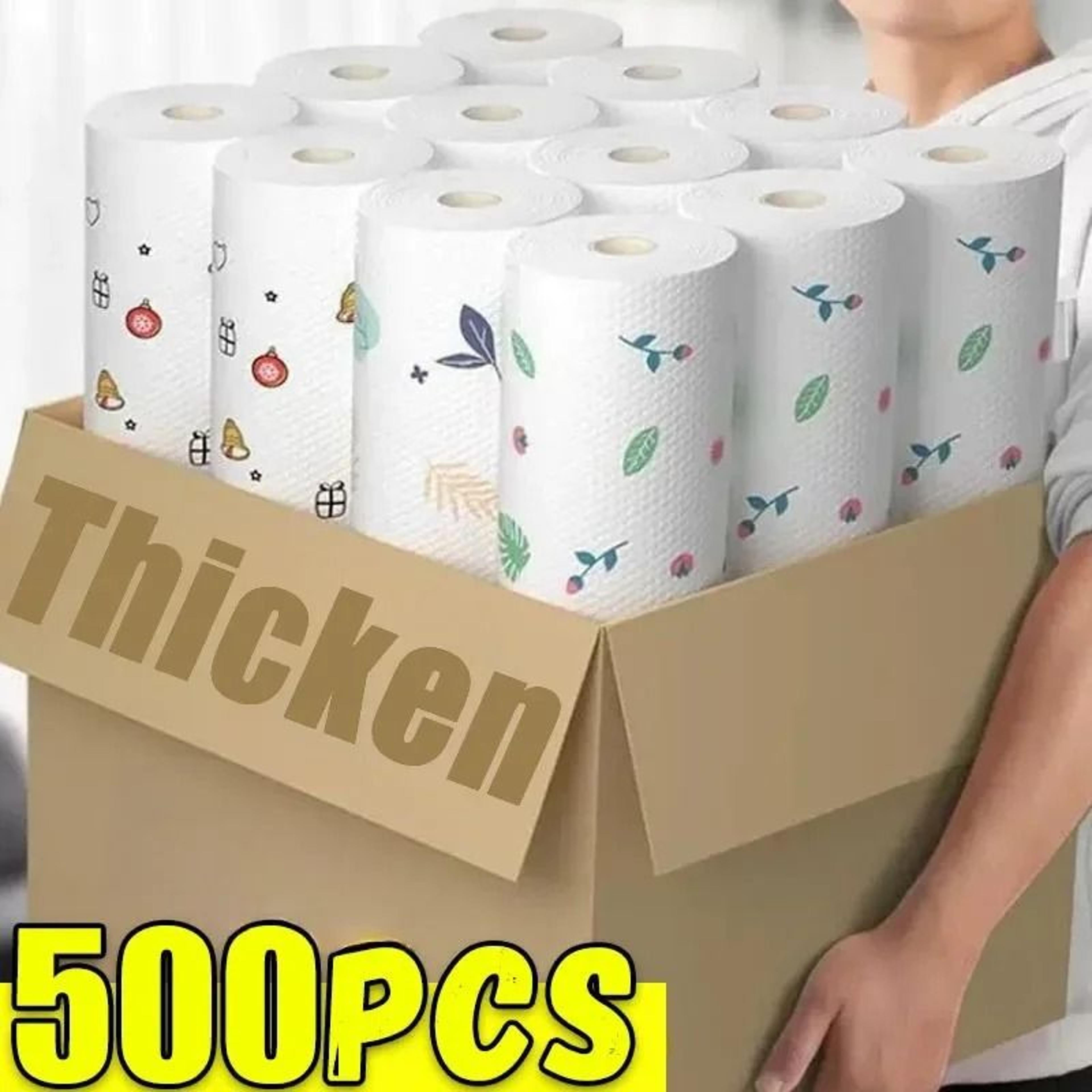 heavy-duty reusable non-woven kitchen cleaning rags (500-piece value pack)