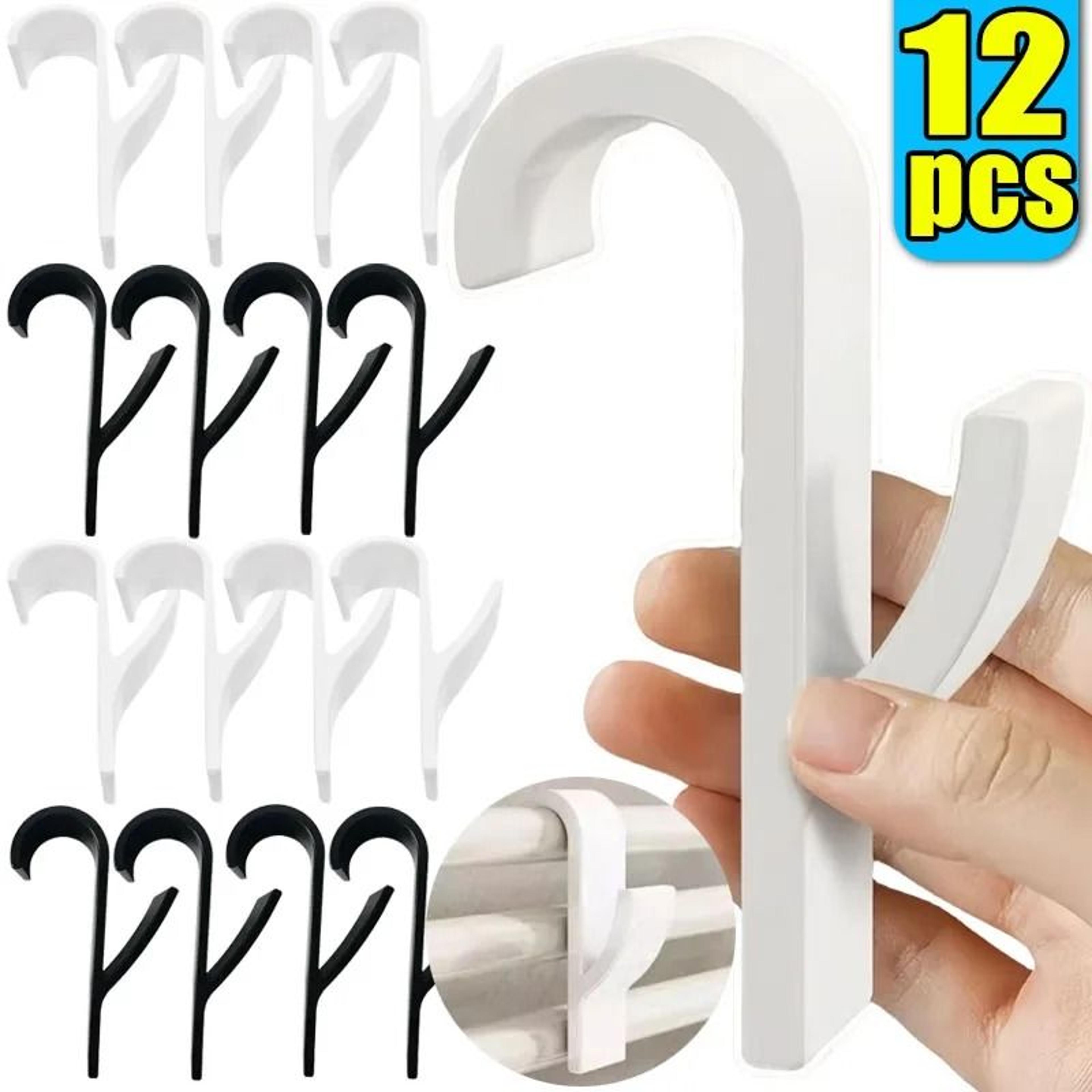 multi-purpose heated towel radiator rail hanger hooks (12-piece set)