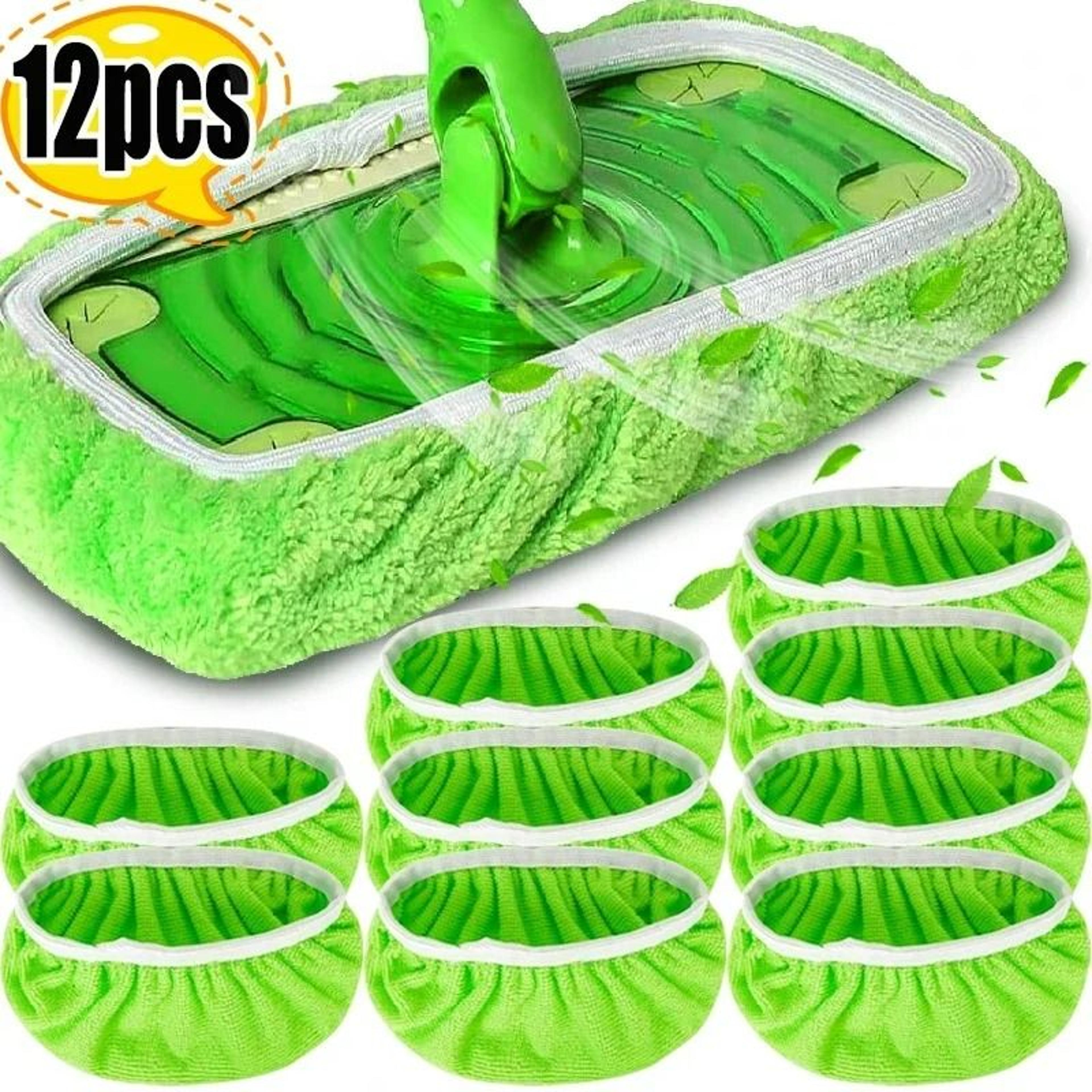 multi-surface washable microfiber mop pads (12-piece pack)