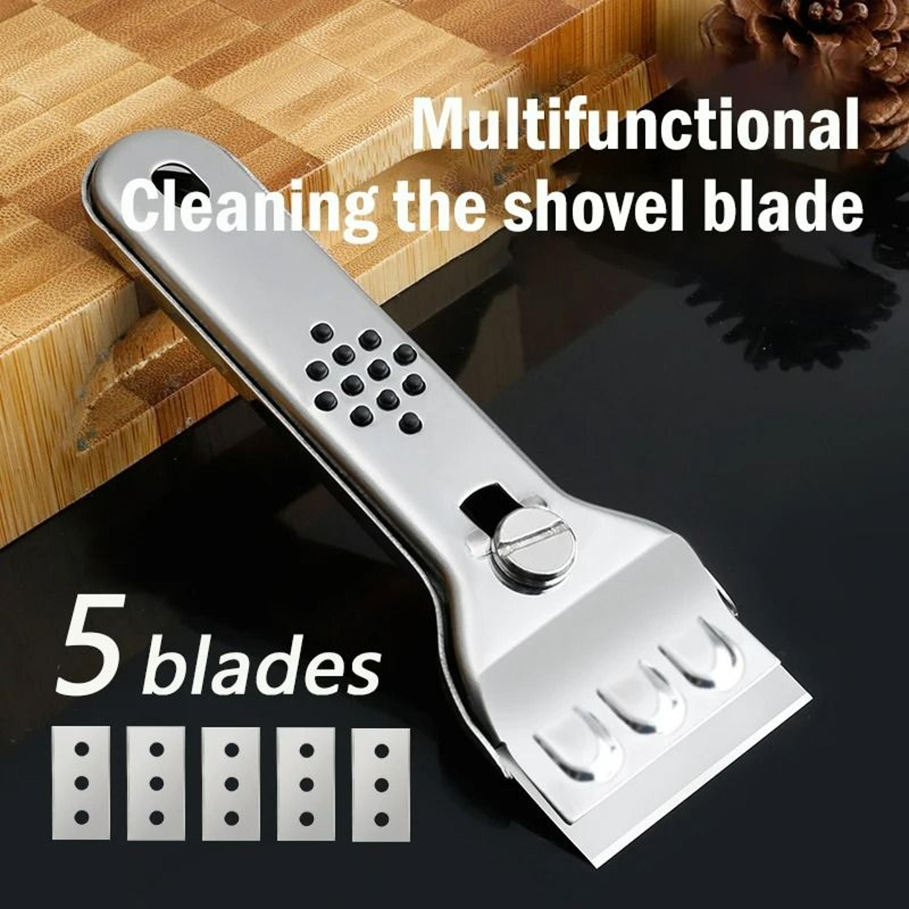 heavy-duty stainless steel precision surface cleaning scraper tool